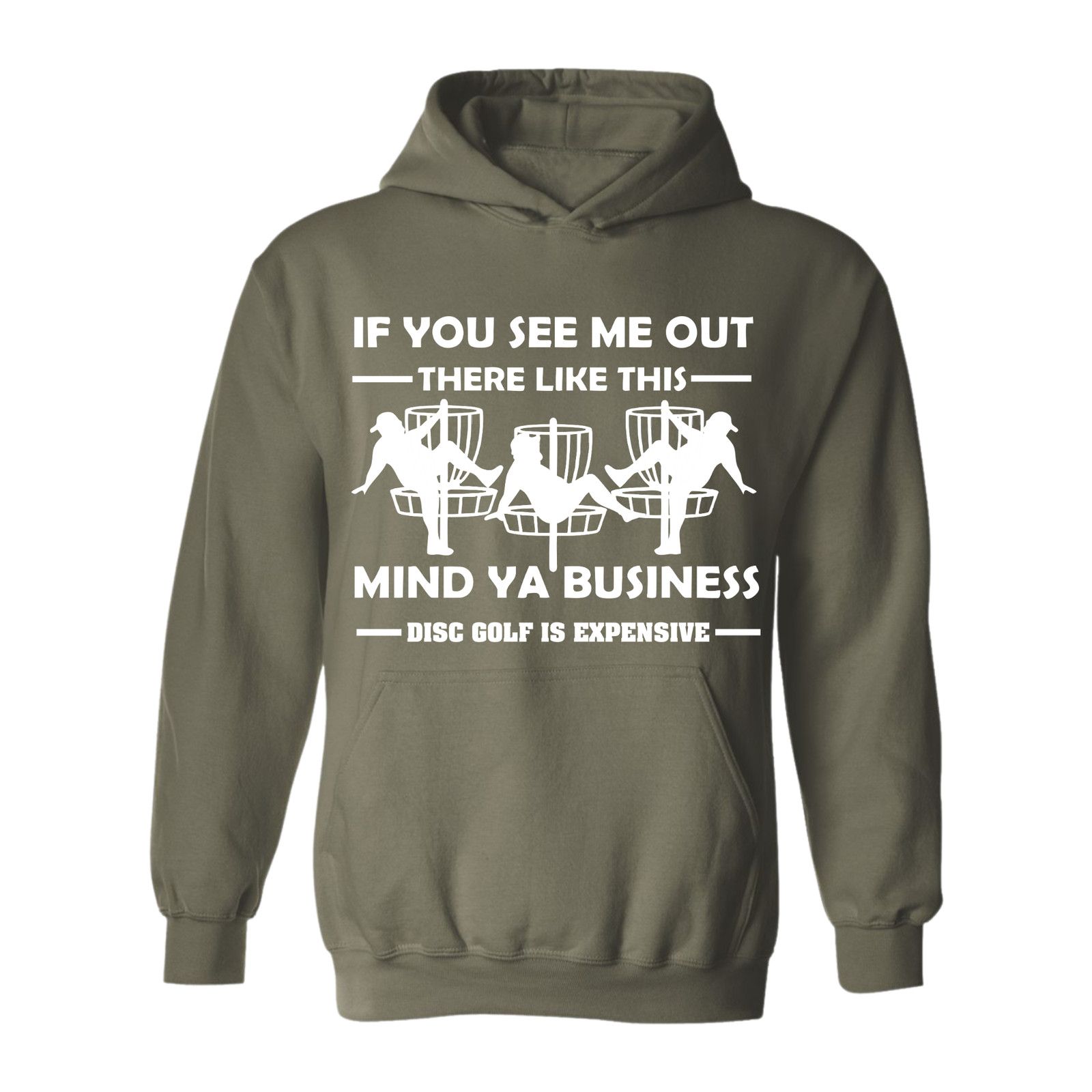 Gildan Disc Golf Hoodie Discgolf Is Expensive Funny Stripper Mens Size US L / EU 52-54 / 3 - 4 Thumbnail