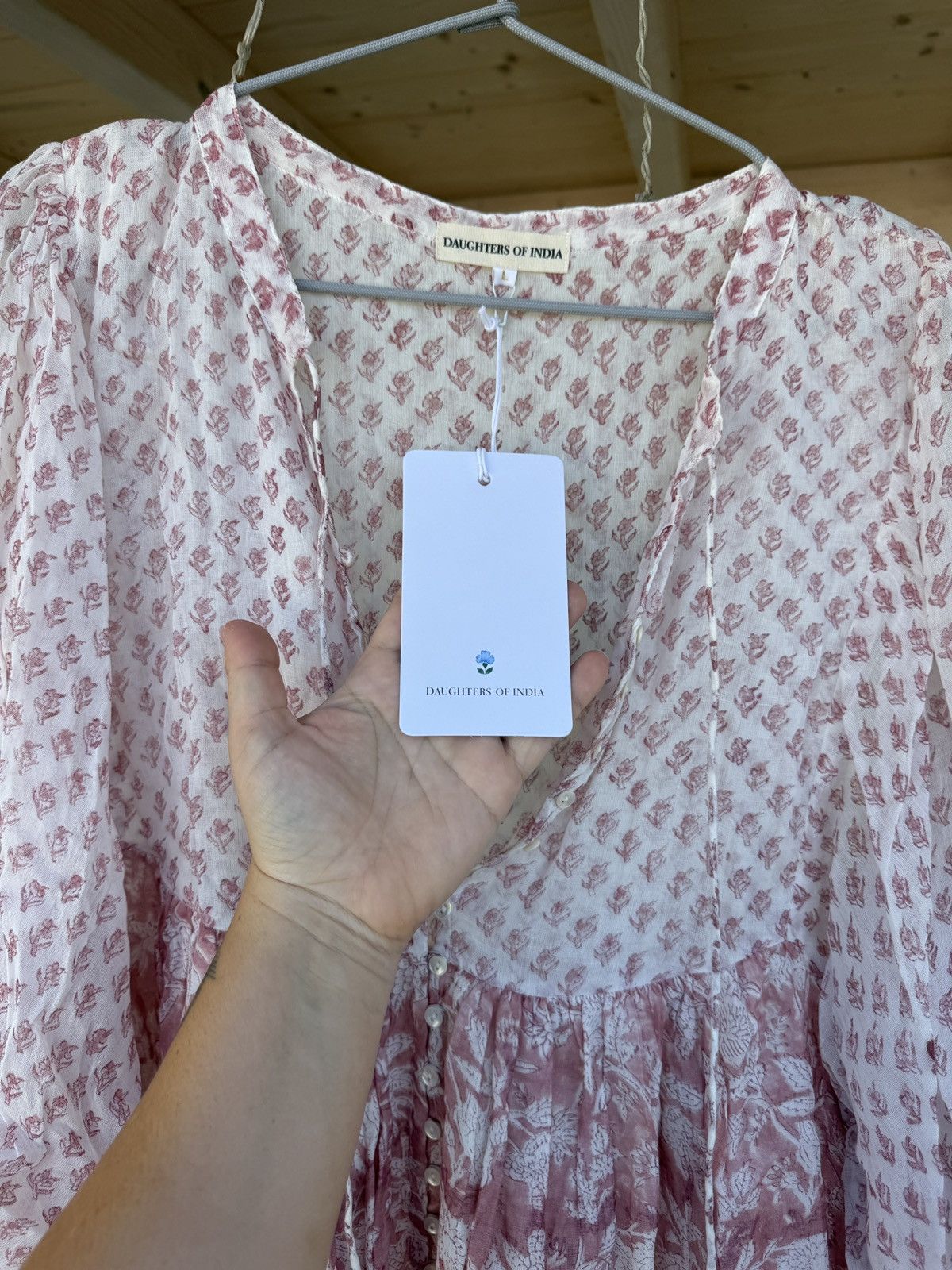 Other Daughters of India - Nora Dress in Primrose - Size L - New! Size L / US 10 / IT 46 - 11 Thumbnail