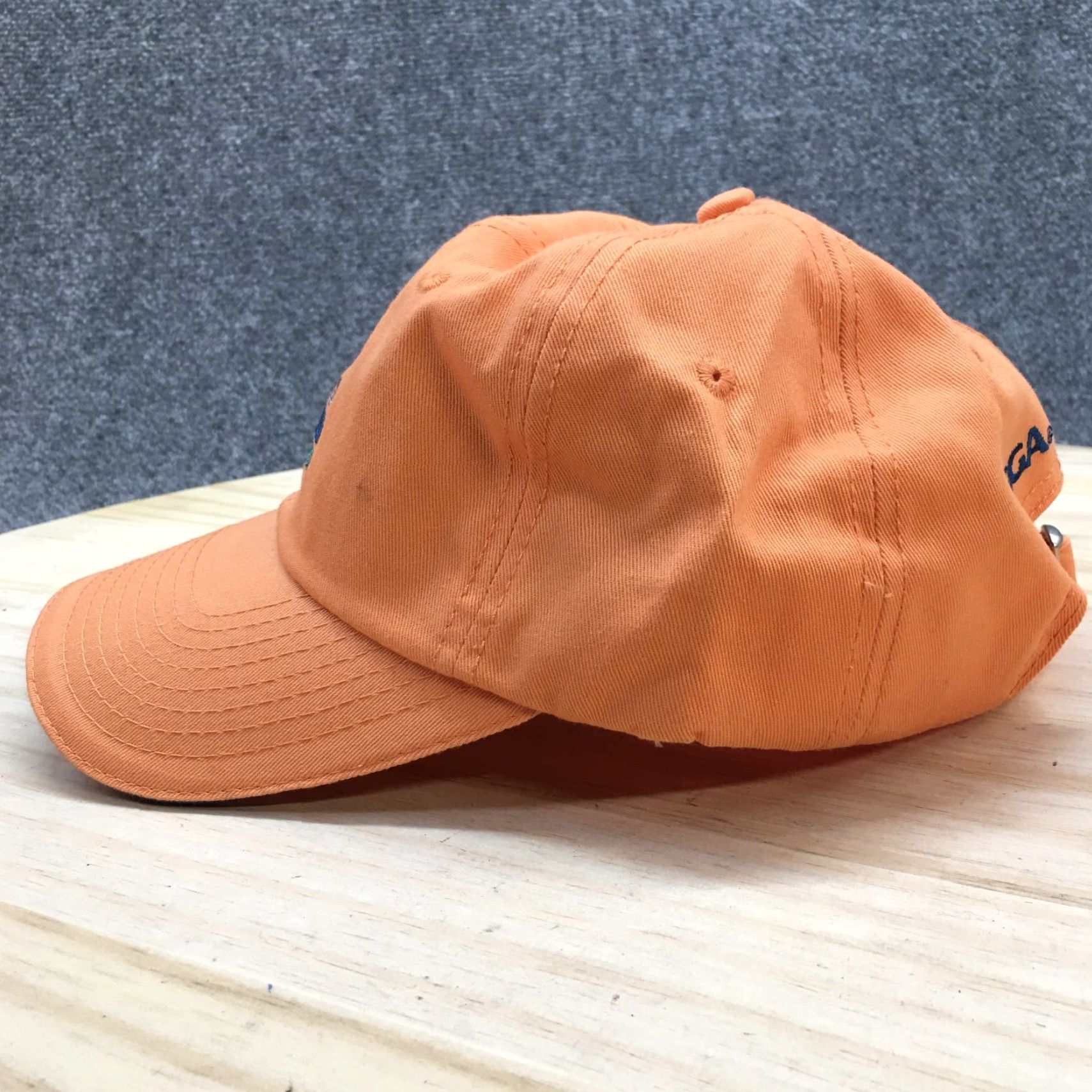 Vintage USGA Dad Baseball Cap Mens One Size Orange Adjustable Lightweight Canvas Cotton Hat Size ONE SIZE - 5 Thumbnail