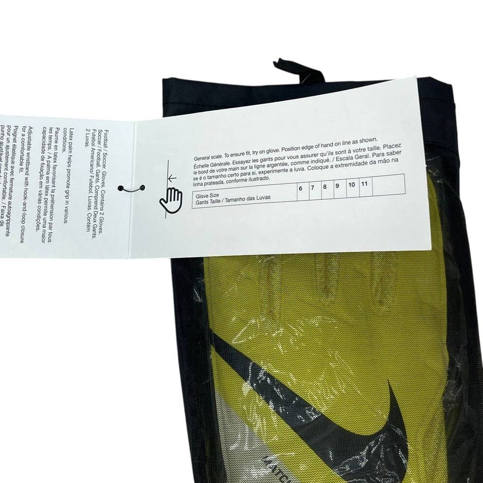 Nike Nike Match Goal Keeper Soccer Gloves Mens Size 8 (CQ7799765) Size ONE SIZE - 8 Thumbnail