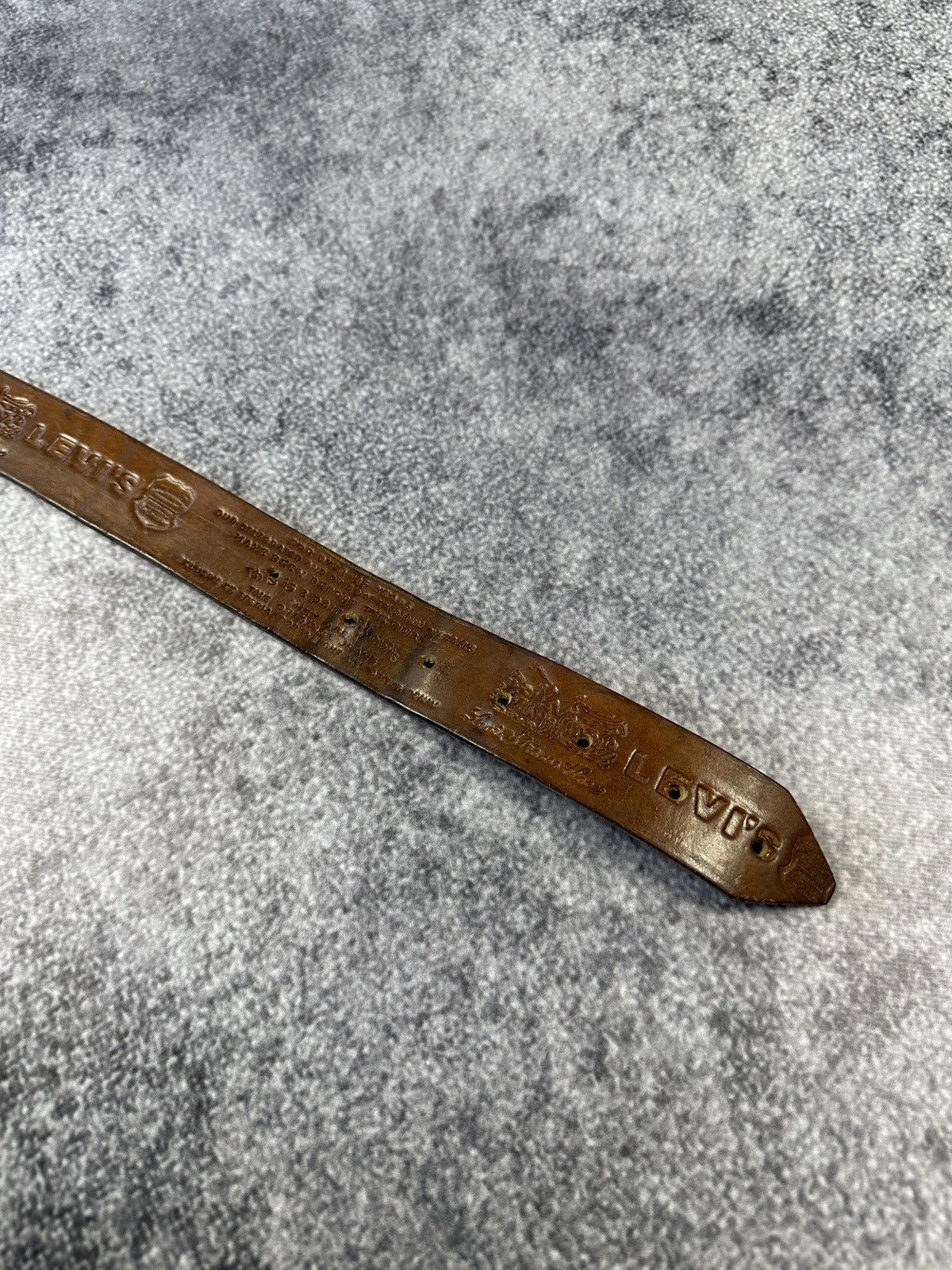 Levi's Vintage Levi’s Logo Belts Streetwear Leather Style Rare USA Size ONE SIZE - 3 Thumbnail