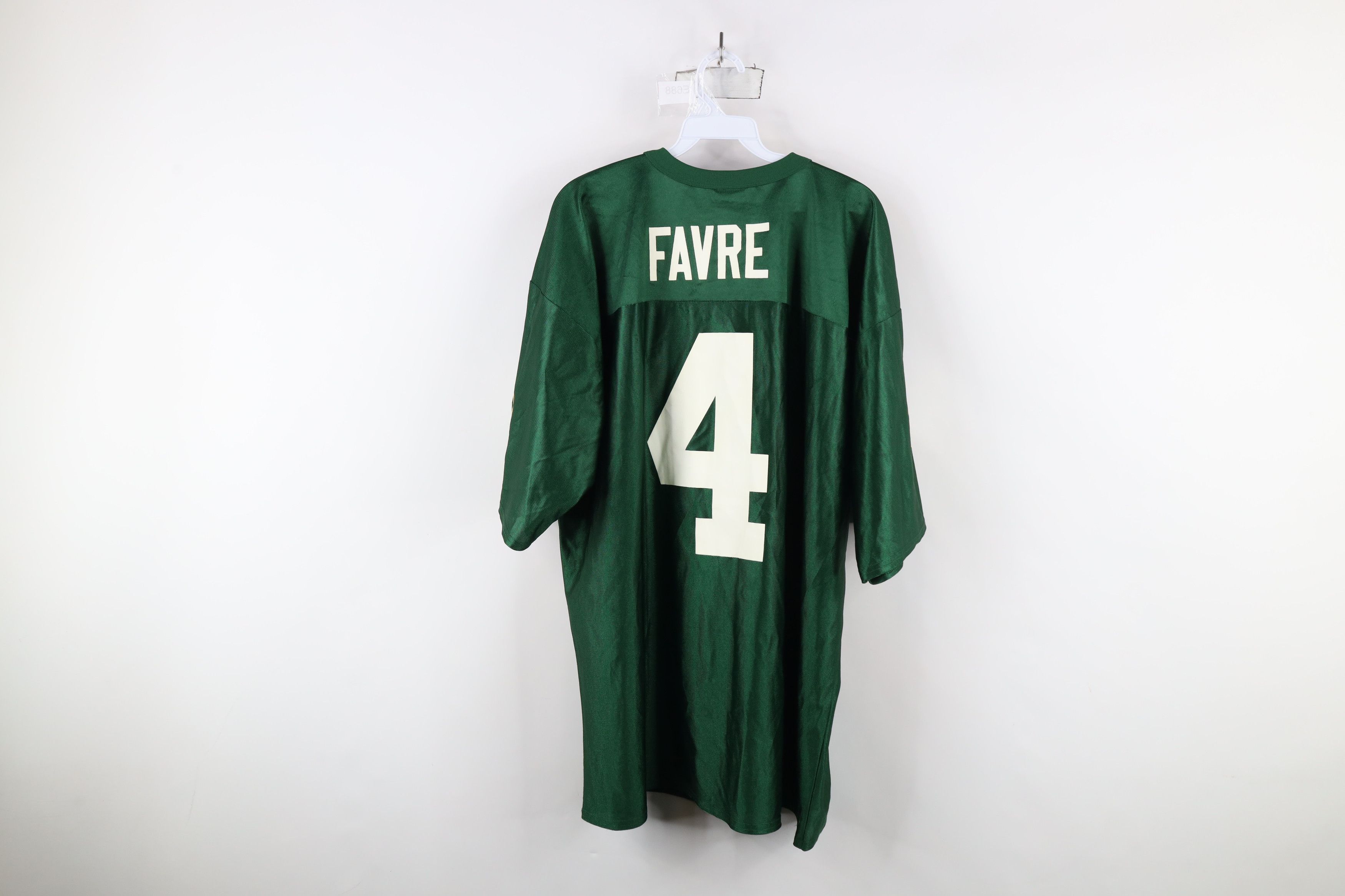 Vintage Vintage NFL Favre Green Bay Packers Football Jersey Green #4 Size US XL / EU 56 / 4 - 12 Thumbnail