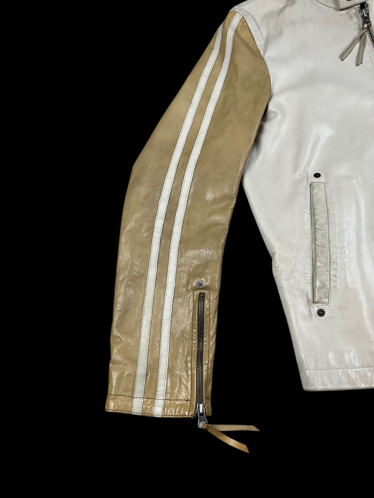 291295=Homme Vintage 291295 Homme Cafe Racer Leather Jacket Size US M / EU 48-50 / 2 - 5 Thumbnail