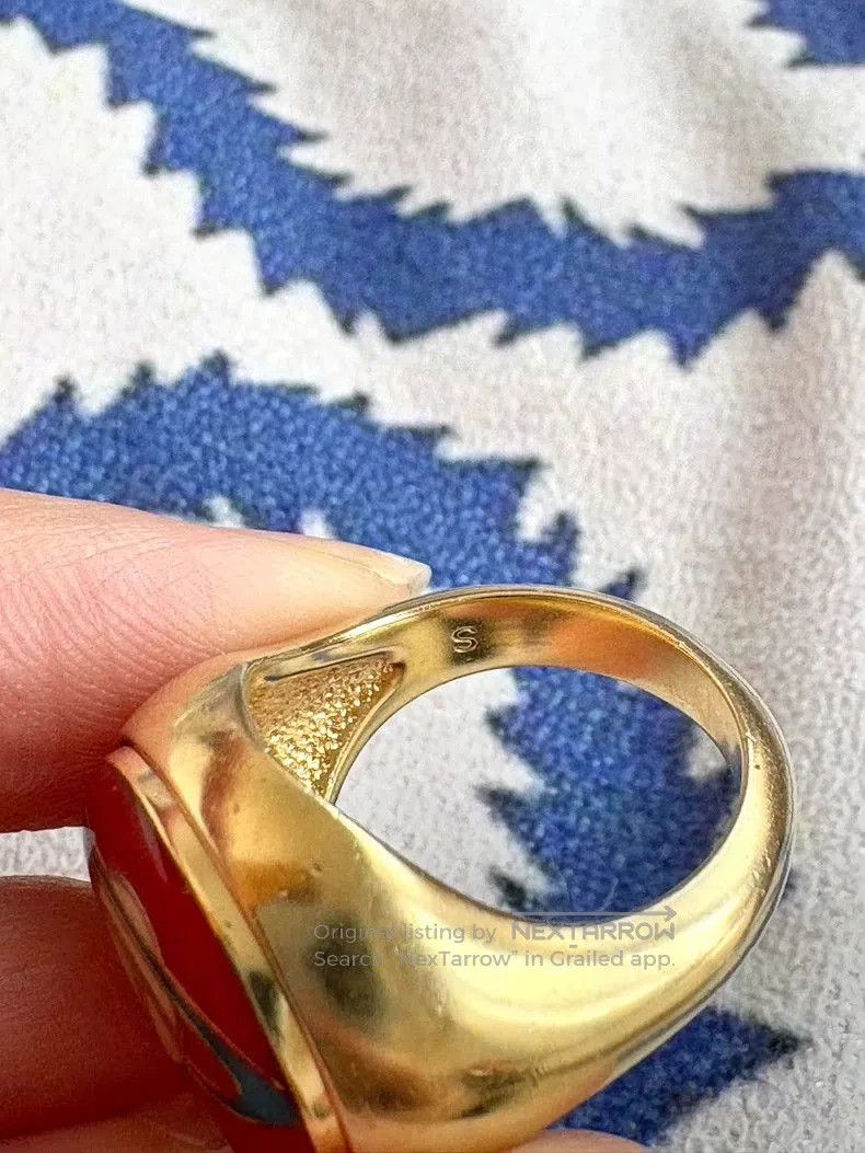 Vivienne Westwood Vivienne Westwood Red Enamel Ring. Size ONE SIZE - 6 Thumbnail
