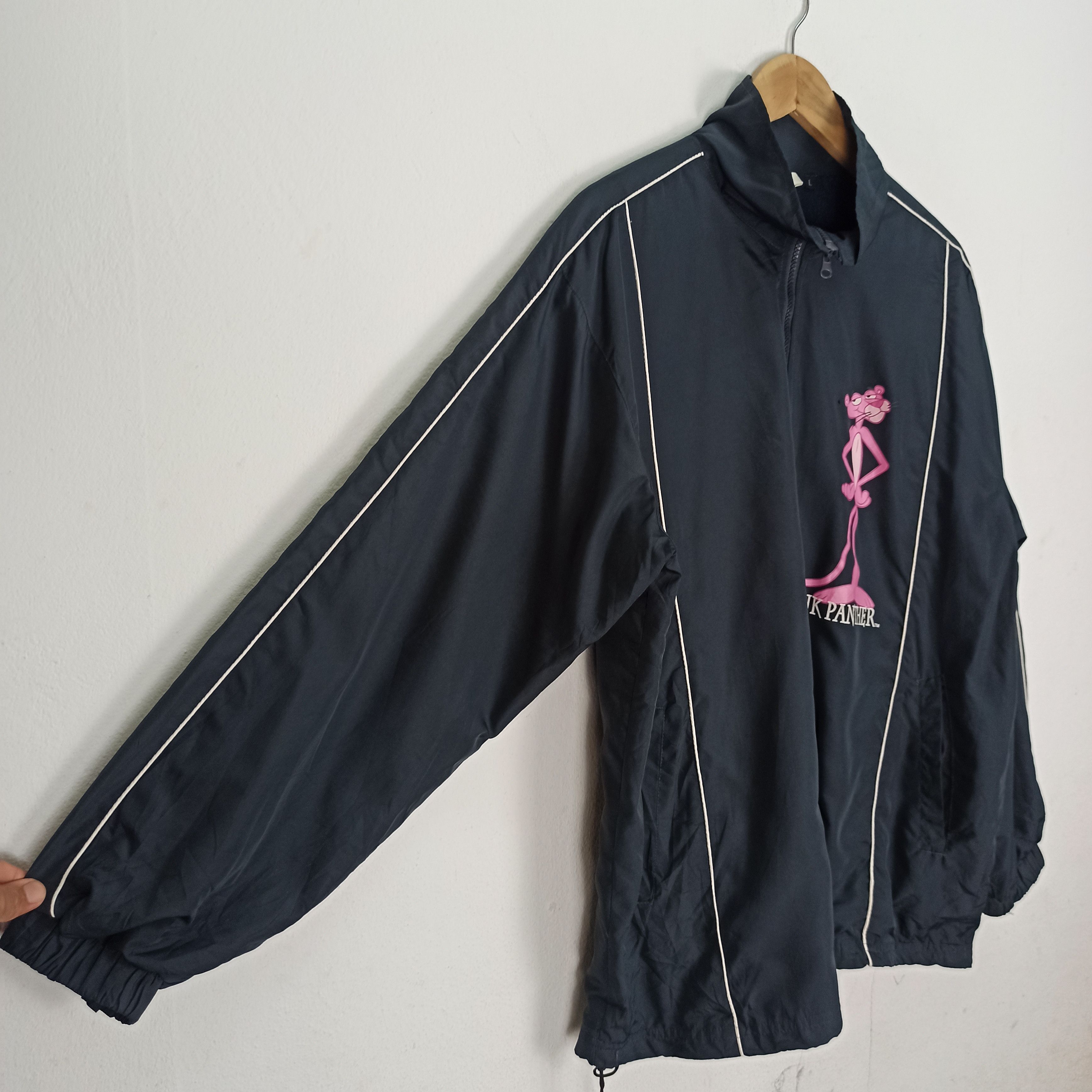 Cartoon Network Vintage PINK PANTHER Windbreaker Jacket Big Logo Size US L / EU 52-54 / 3 - 6 Thumbnail