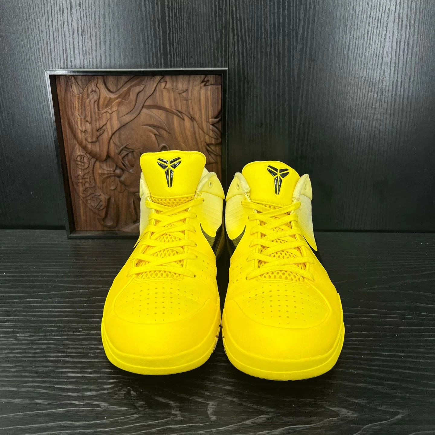 Nike Nike Zoom Kobe 4 Black/Yellow 42.5 Mint Size US 9.5 / EU 42-43 - 4 Thumbnail