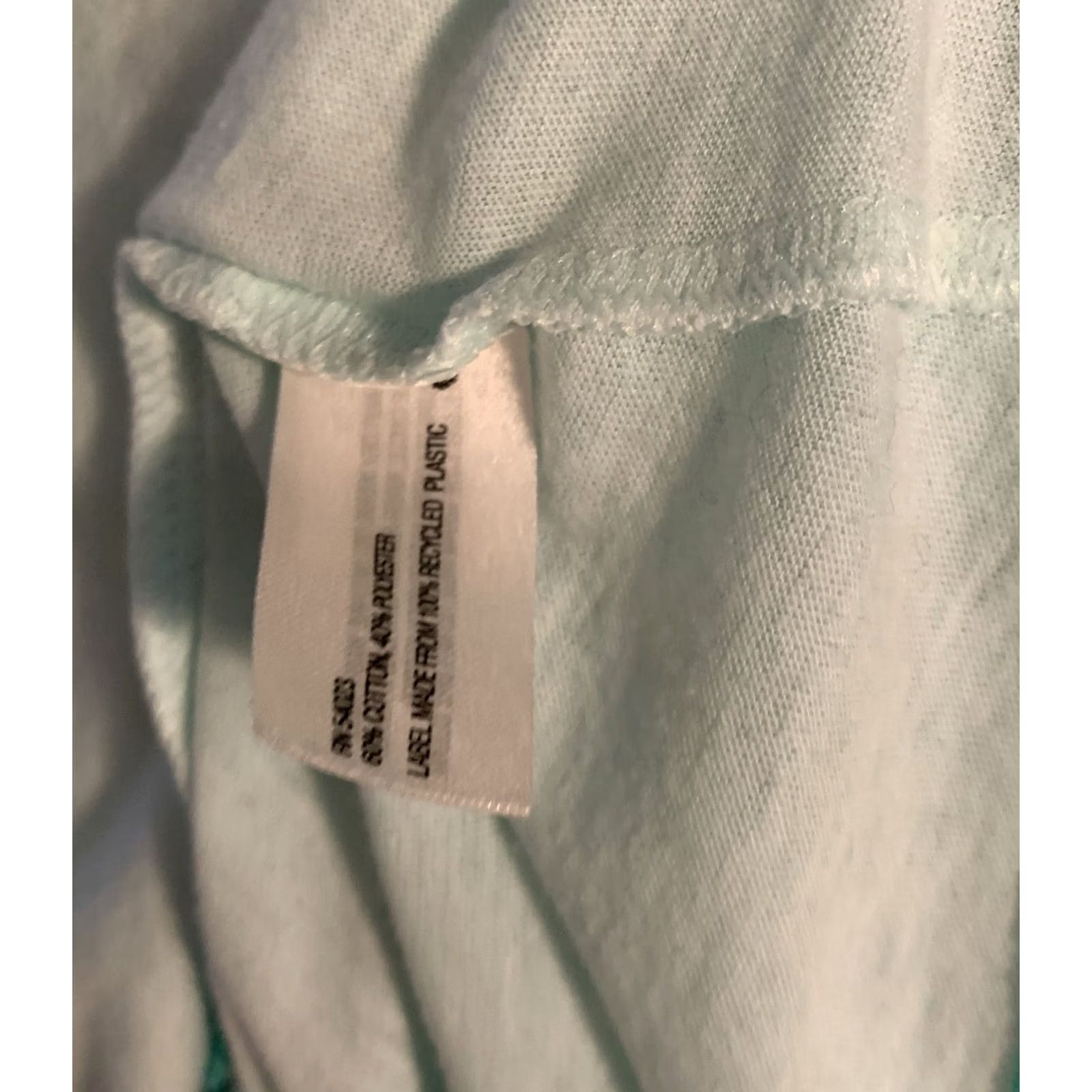 Gap Gap Shirt Womens Small Teal Cotton Scoop Neck Long Sleeve Stretch Tee - 259 Size S / US 4 / IT 40 - 6 Thumbnail