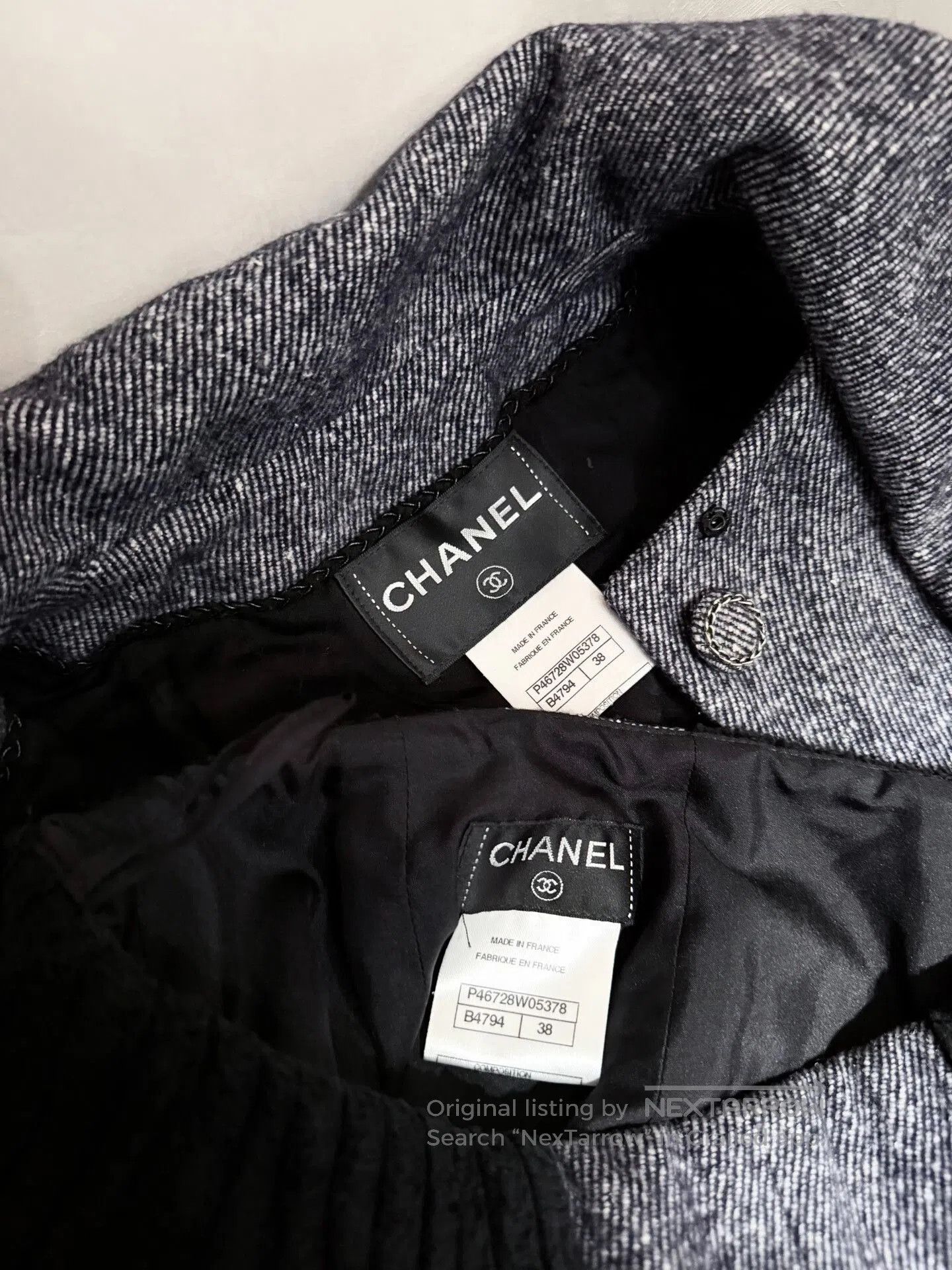 Chanel Chanel 13FW Corduroy Suit Set. Size S / US 4 / IT 40 - 3 Thumbnail