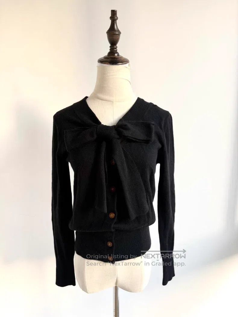 Vivienne Westwood Vivienne Westwood Black butterfly Saturn knit cardigan Size L / US 10 / IT 46 - 2 Thumbnail