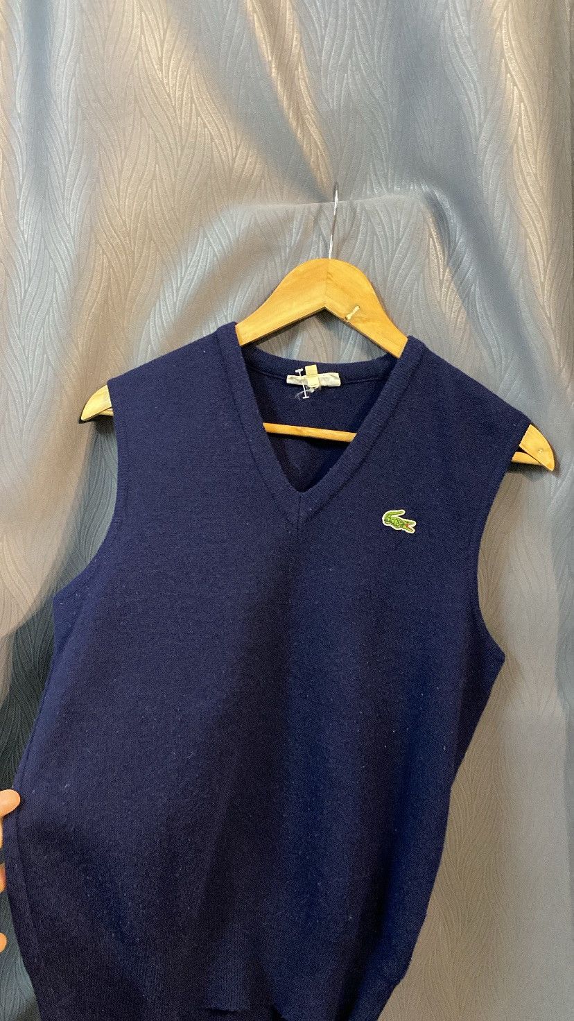 Lacoste × Vintage LACOSTE VINTAGE 1960 WOOL VEST Size US M / EU 48-50 / 2 - 2 Thumbnail