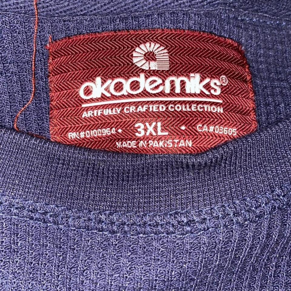 Akademiks Akademiks Blue Long Sleeve Thermal Size US XXL / EU 58 / 5 - 2 Thumbnail