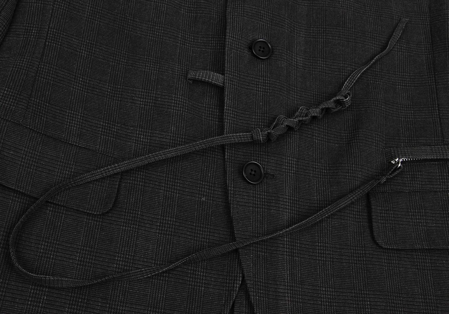 Yohji Yamamoto Yohji Yamamoto Cotton Glen Check Blazer Size US S / EU 44-46 / 1 - 9 Thumbnail