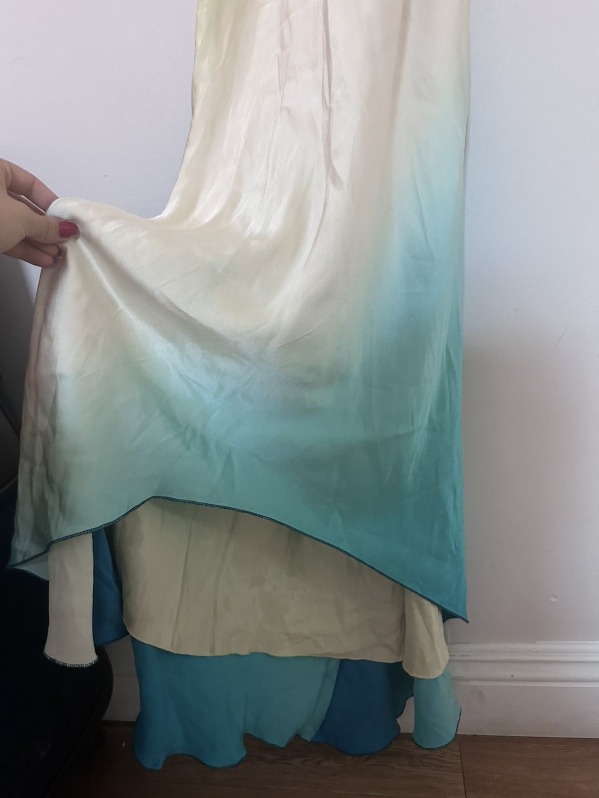 Vintage Vintage silk gown Size S / US 4 / IT 40 - 4 Thumbnail