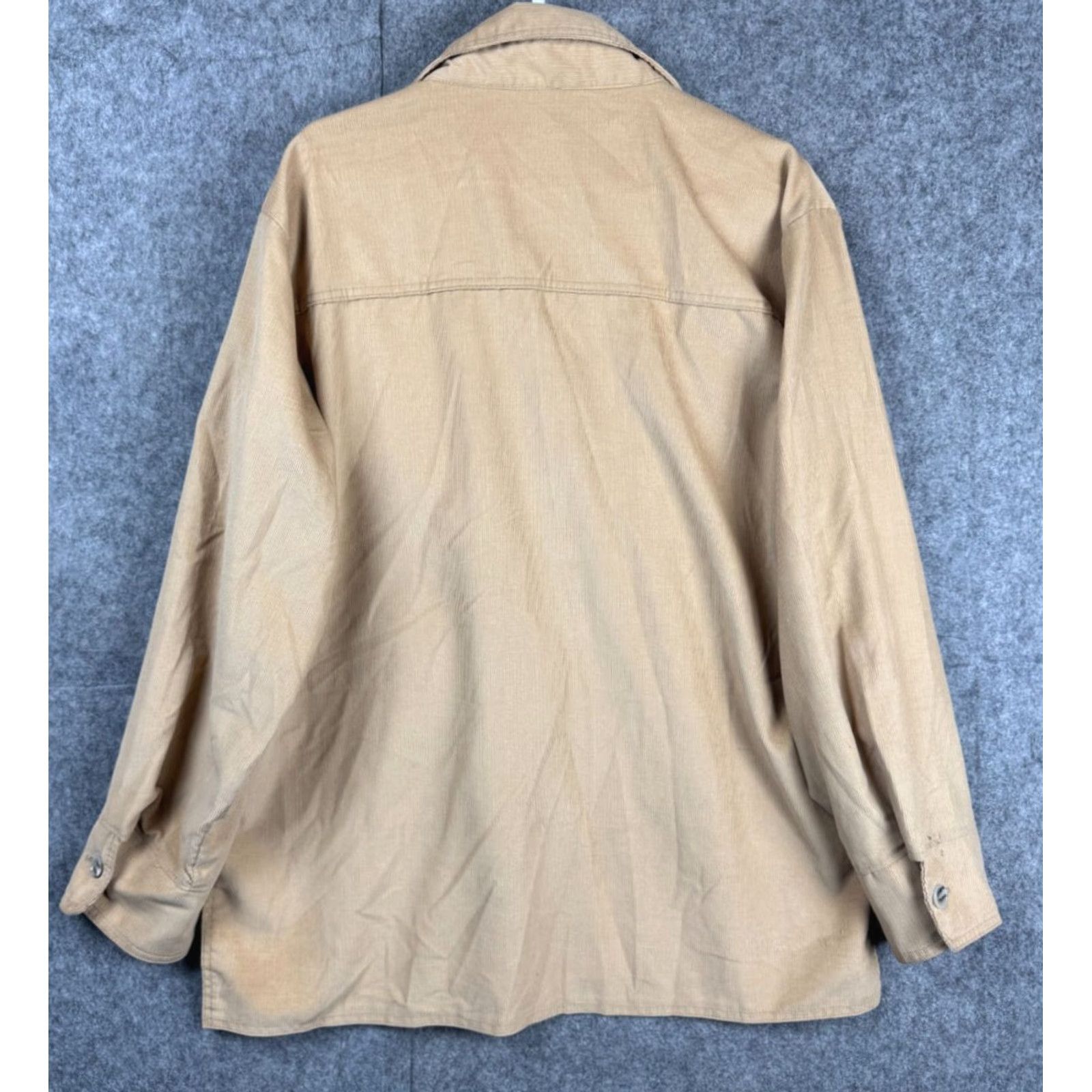 Vintage VINTAGE Big Yank Shirt Men 2XL Corduroy Button-Up Brown 52" Chest USA 90s Pockets Button-Up Regular Shirts Mens Size US XXL / EU 58 / 5 - 3 Thumbnail