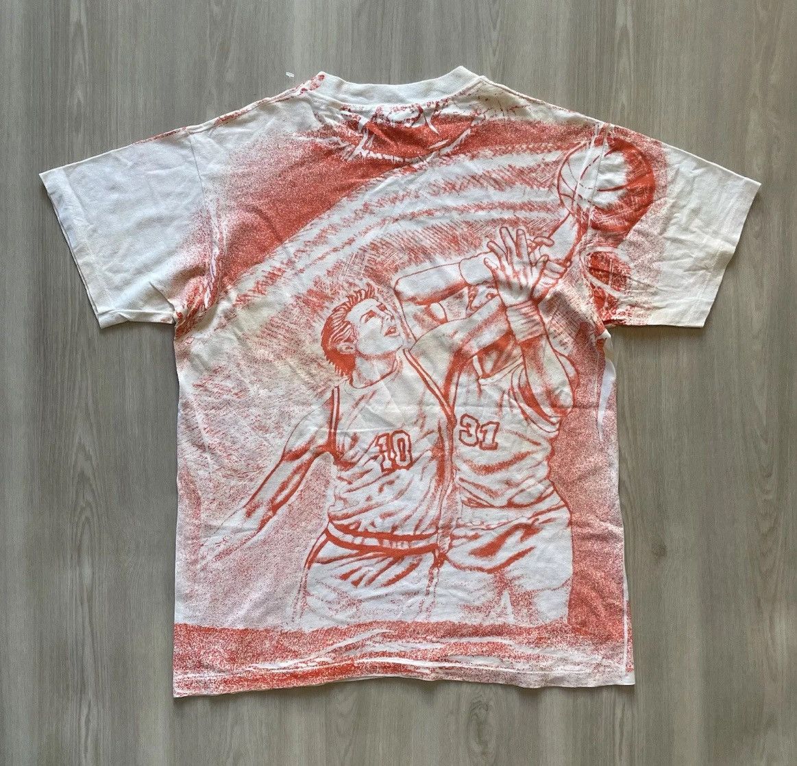 Hypebeast × Vintage Vintage Texas Longhorns Spellout AOP Mens Large Fits Medium Size US M / EU 48-50 / 2 - 5 Thumbnail
