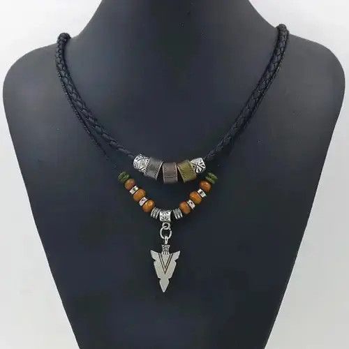 Jewelry Vintage Layer Tribal Arrow Pendant Necklace Size ONE SIZE - 3 Thumbnail