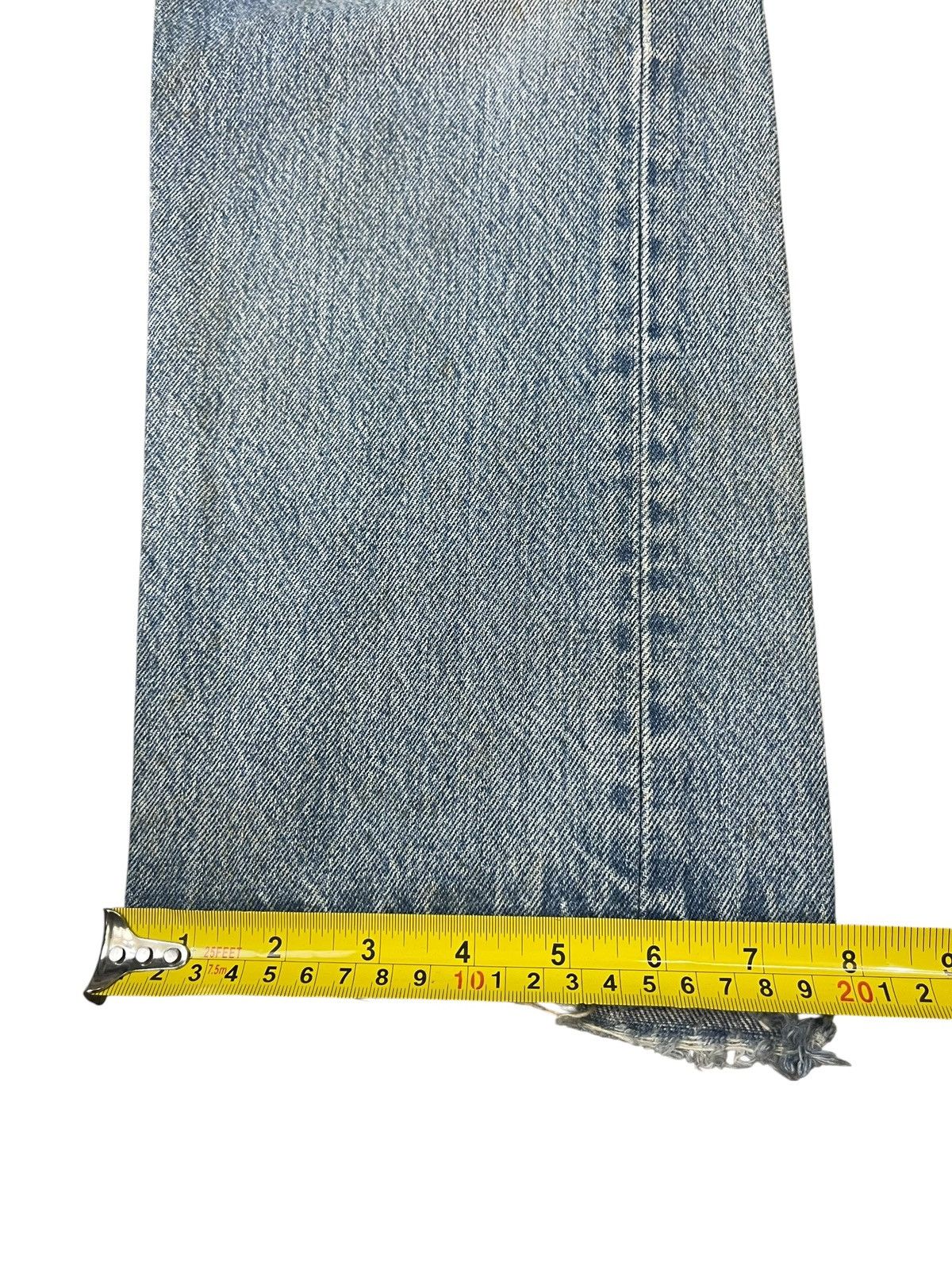 Levi's Vintage Levis 501 Straight Cut Distressed Single Stitch Size US 30 / EU 46 - 5 Thumbnail