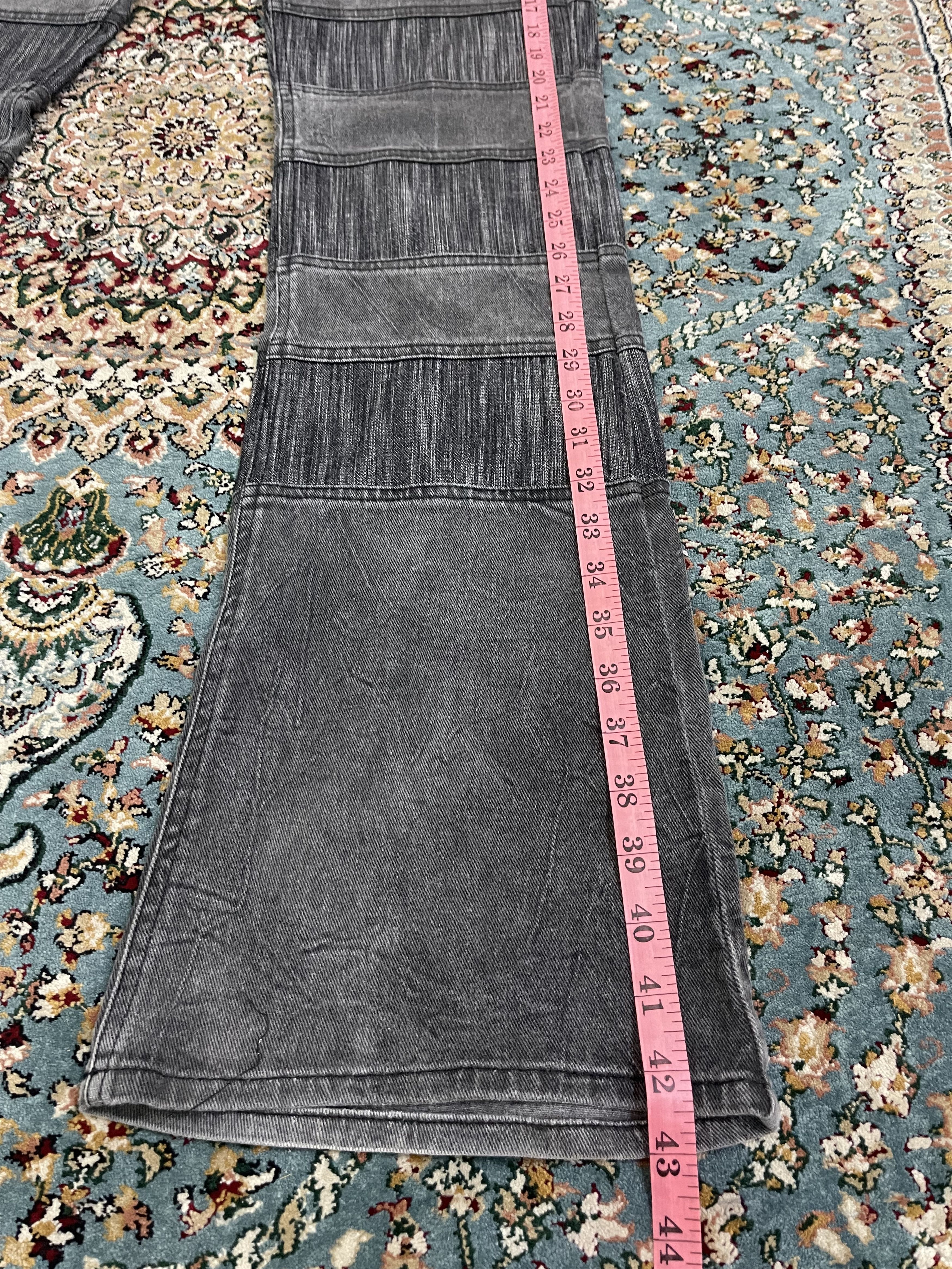 14th Addiction × Hysteric Glamour × If Six Was Nine Vintage Rupert Made in Japan Flared Hagi Jeans Travis Scott Size US 29 - 14 Thumbnail