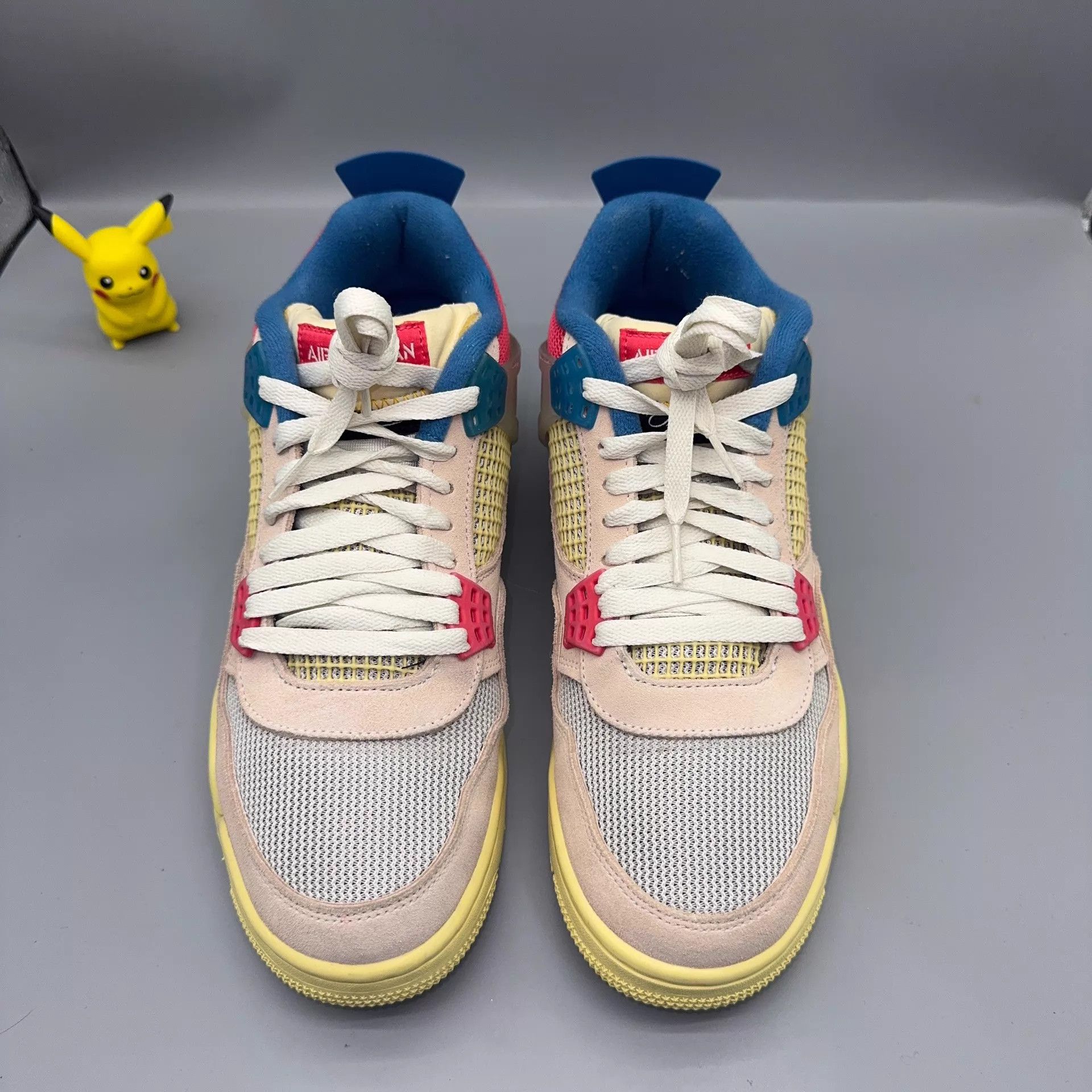 Nike Jordan AJ4 Union Pink Blue 43 DC9533-800 Size US 9.5 / EU 42-43 - 2 Thumbnail