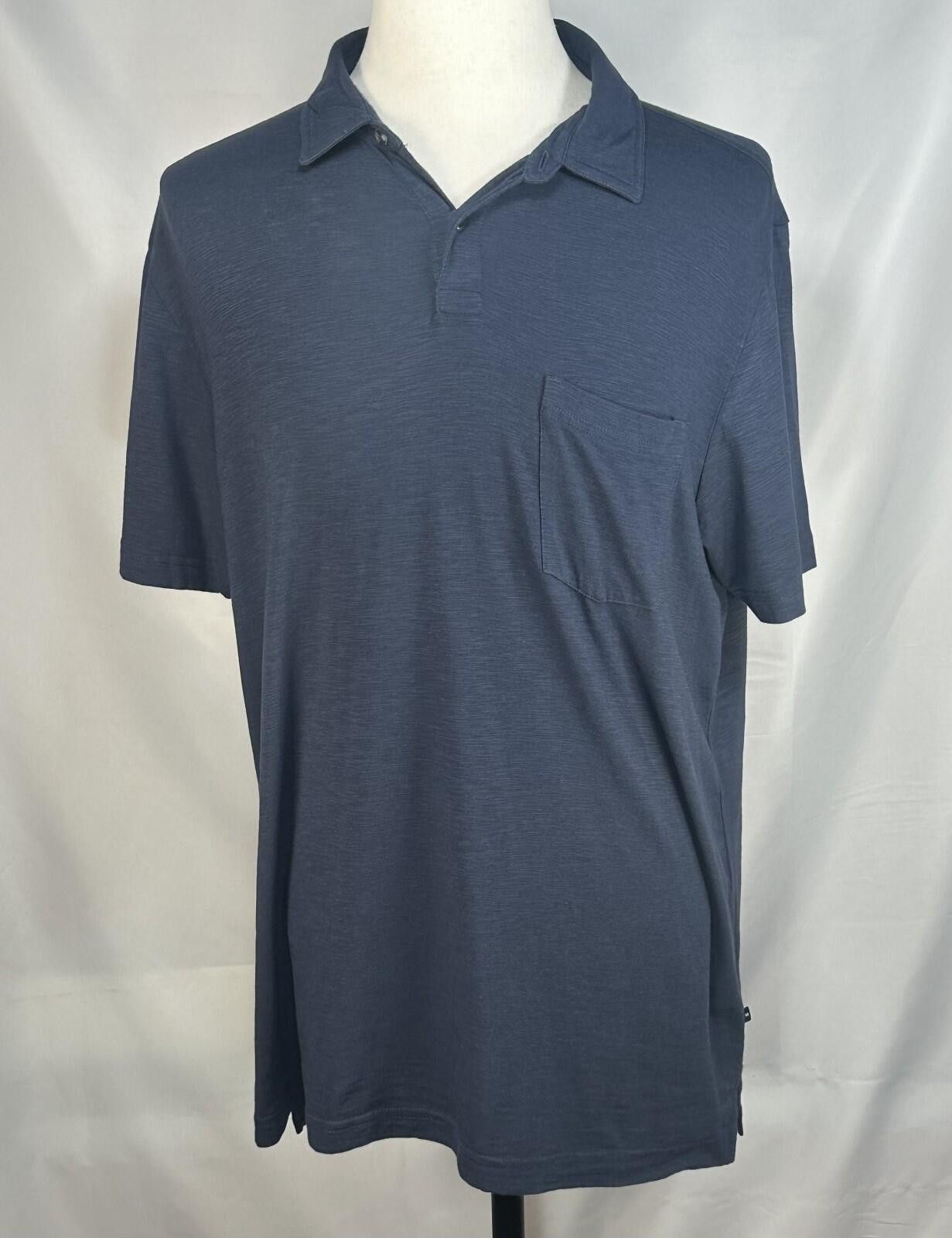 TravisMathew Travis Mathew 1/4 Button Pocketed Polo Shirt Blue Mens L Size US L / EU 52-54 / 3 - 1 Thumbnail