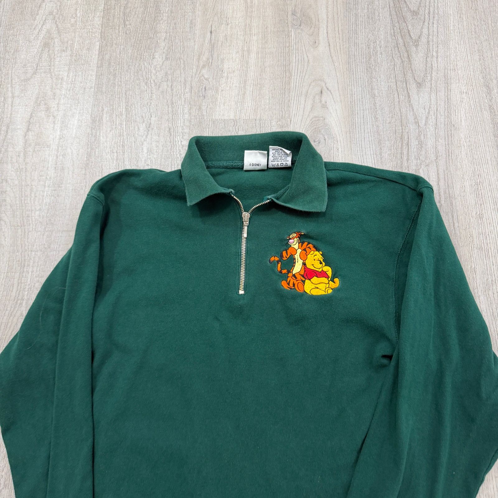 Vintage Vintage Disney Winnie The Pooh 1/4 Zip Pullover Size Small Size US S / EU 44-46 / 1 - 2 Thumbnail