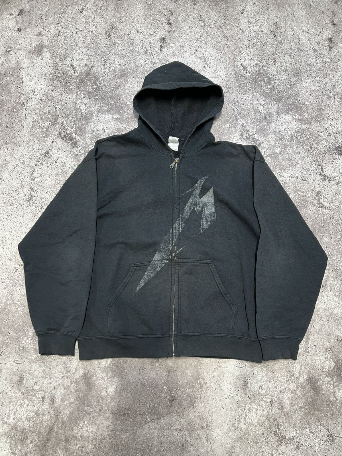Band Tees Vintage 00s Metallica Zip Hoodie Logo Graphics Size US L / EU 52-54 / 3 - 2 Thumbnail