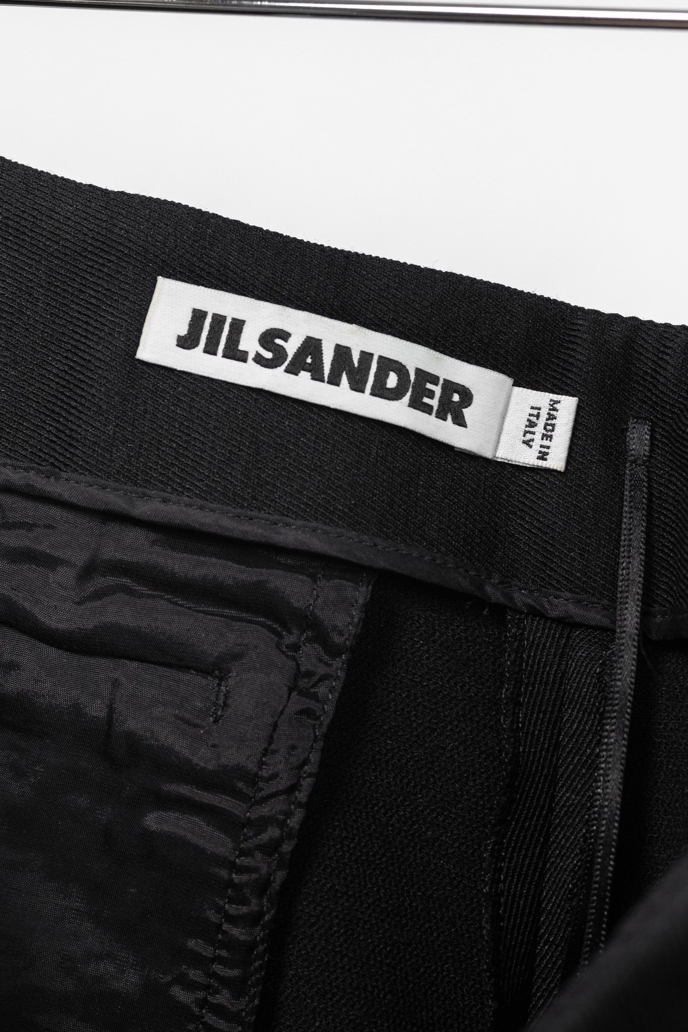 Jil Sander Jil Sander Black Wool-Blend Twill Slim Ankle-Length Trousers Size 27" / US 4 / IT 40 - 7 Thumbnail