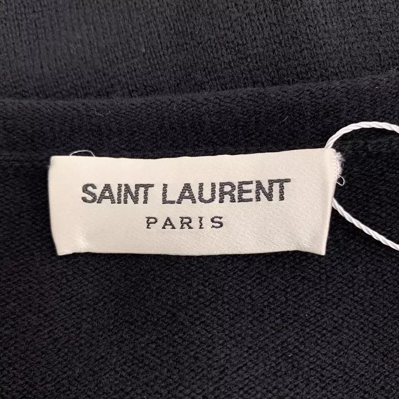 Saint Laurent Paris Saint Laurent Paris Black side strap split wool long sleev Size S / US 4 / IT 40 - 6 Thumbnail