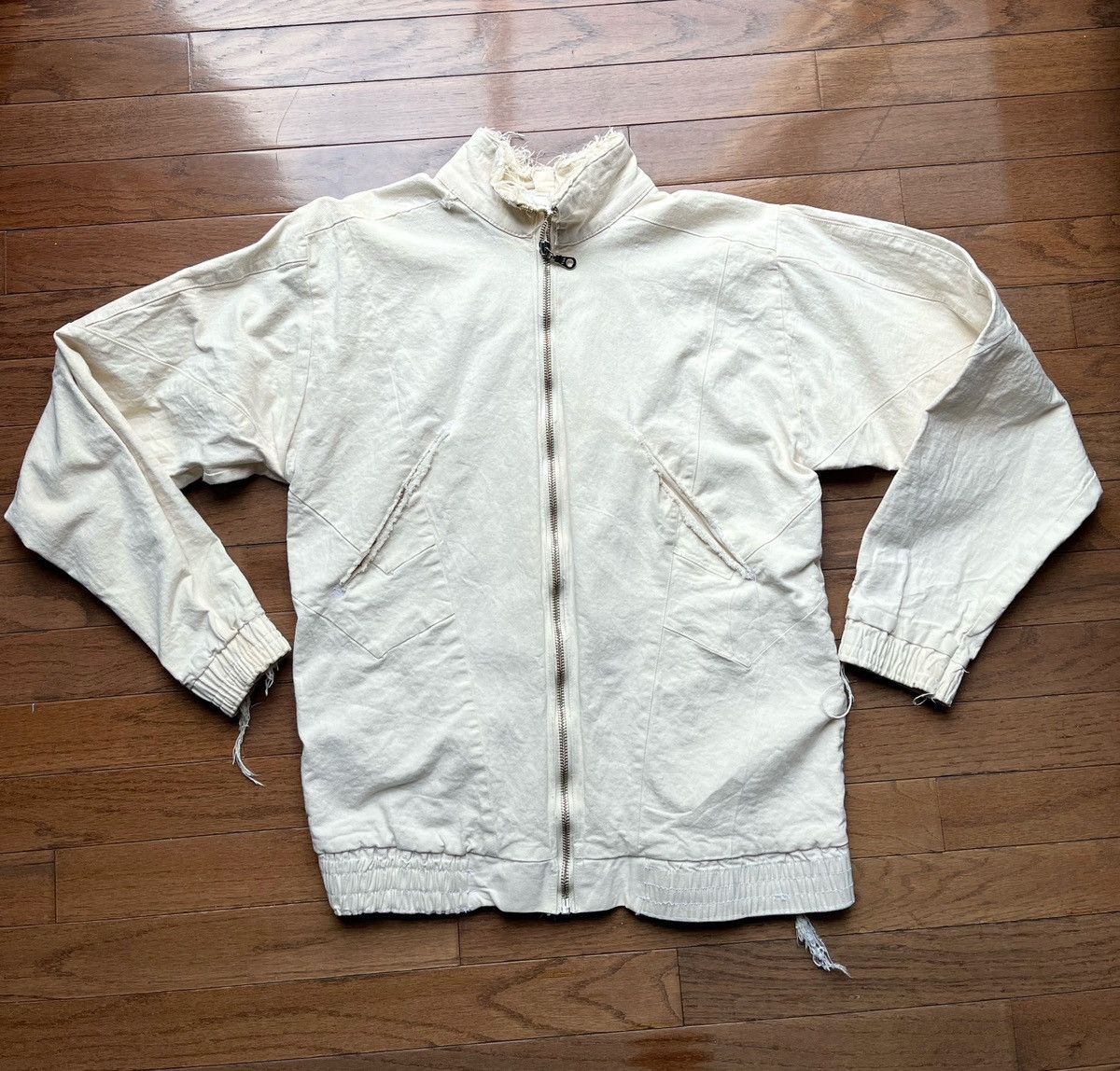 Camiel Fortgens RUNWAY SAMPLE raw hem track jacket Size US S / EU 44-46 / 1 - 2 Thumbnail