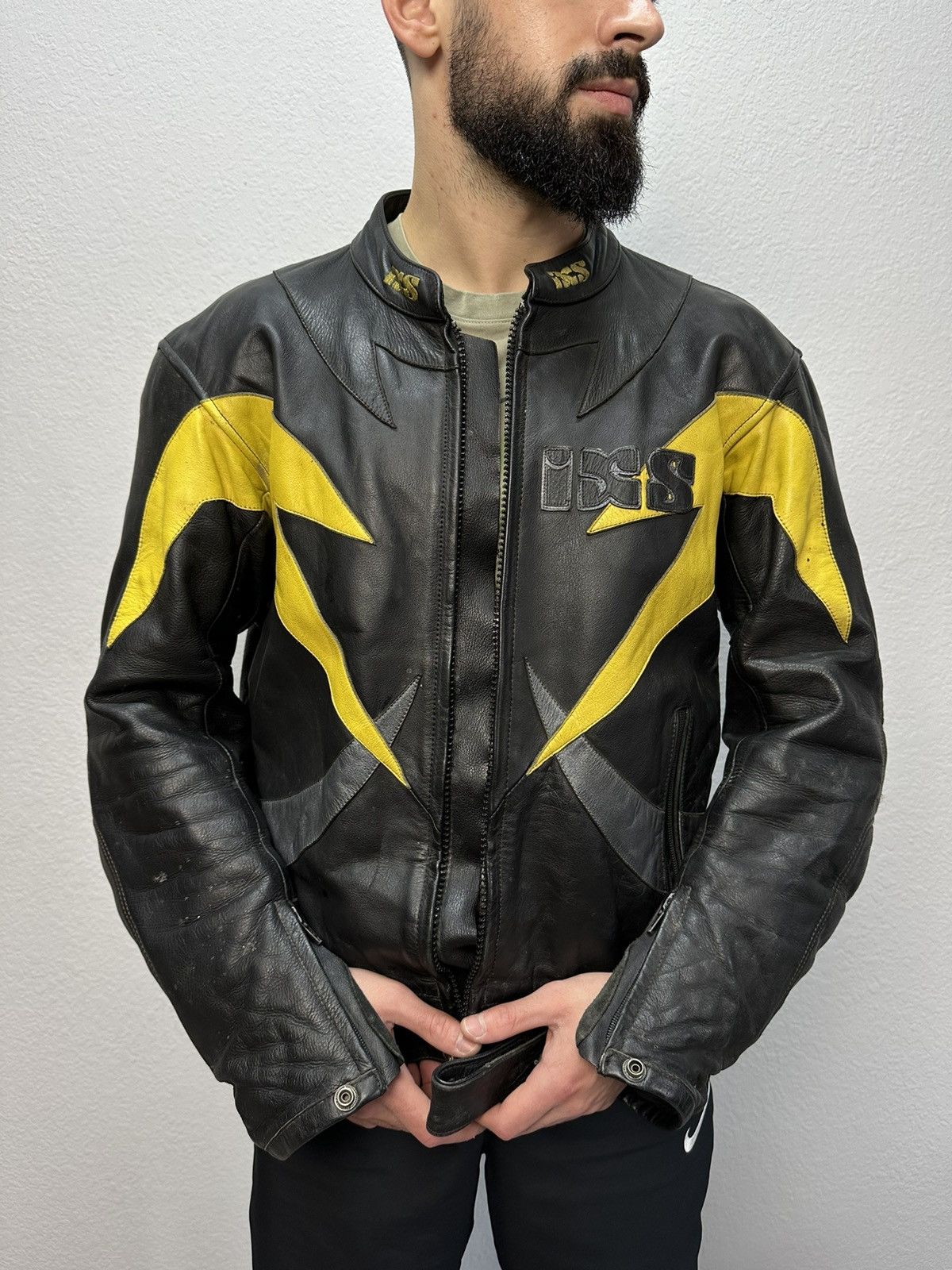 Supreme Bikes Ixs Zip Vintage IXS Motorcycle Leather Jacket Racing