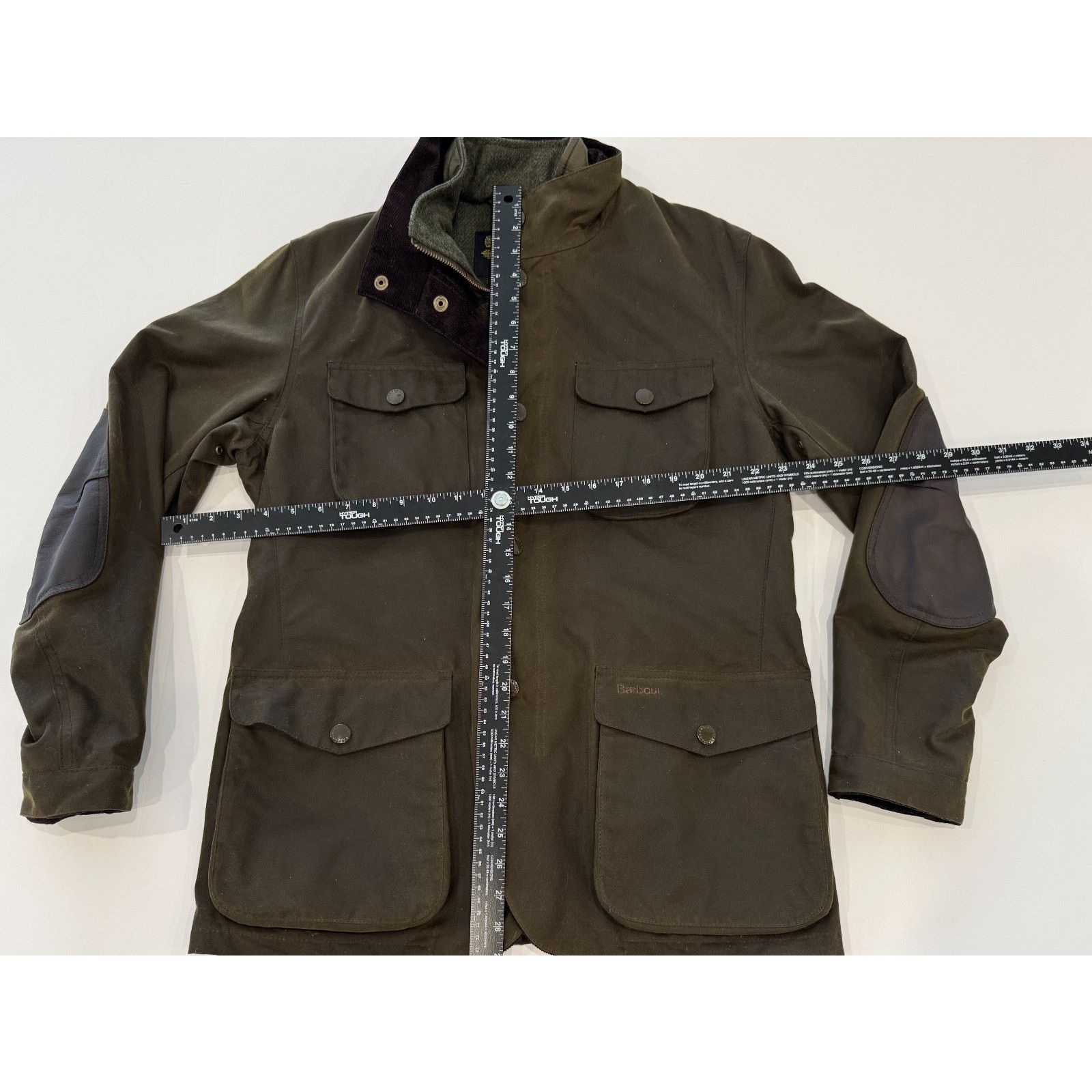 Barbour NWT Barbour Olive Green Ogston Wax leather Jacket Men's M Size US M / EU 48-50 / 2 - 13 Thumbnail