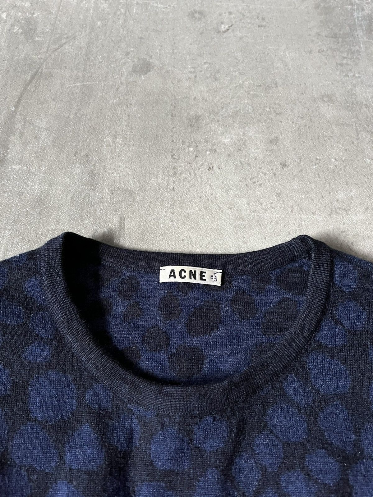 Acne Studios Acne Studios Clissold Animal print sweater wool Size US L / EU 52-54 / 3 - 2 Thumbnail
