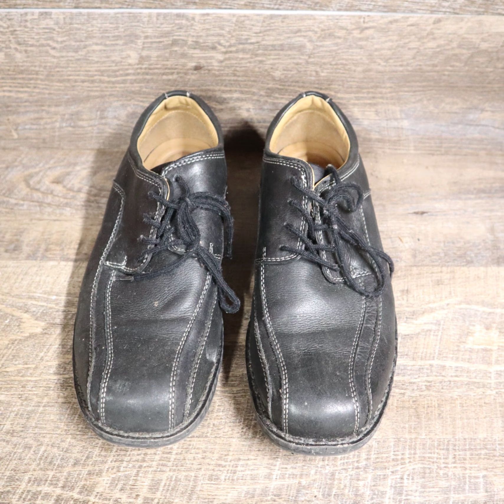 Dockers DOCKERS Oxford Shoes Trustee Black Leather Casual Mens 9M Size US M / EU 48-50 / 2 - 3 Thumbnail