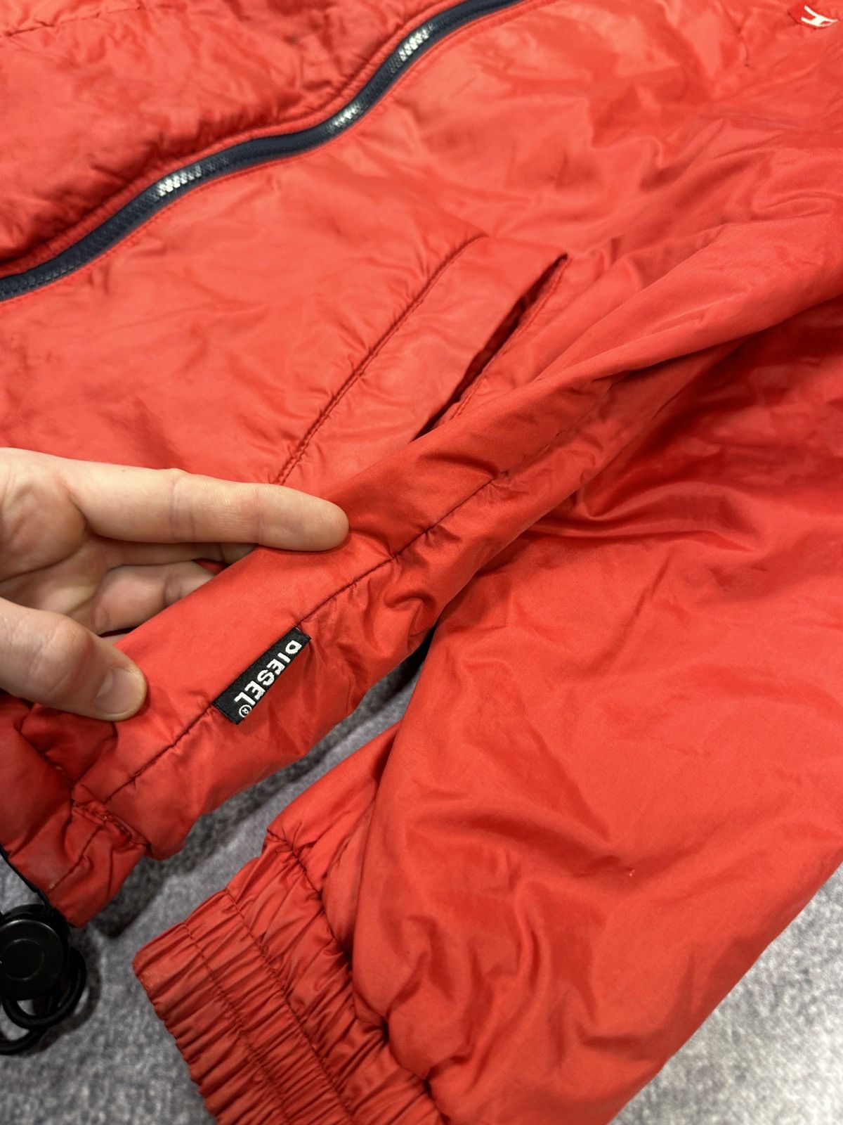 Diesel Y2K Vintage Diesel Reversible Jacket Avant Garde Streetwear Size US XS / EU 42 / 0 - 7 Thumbnail