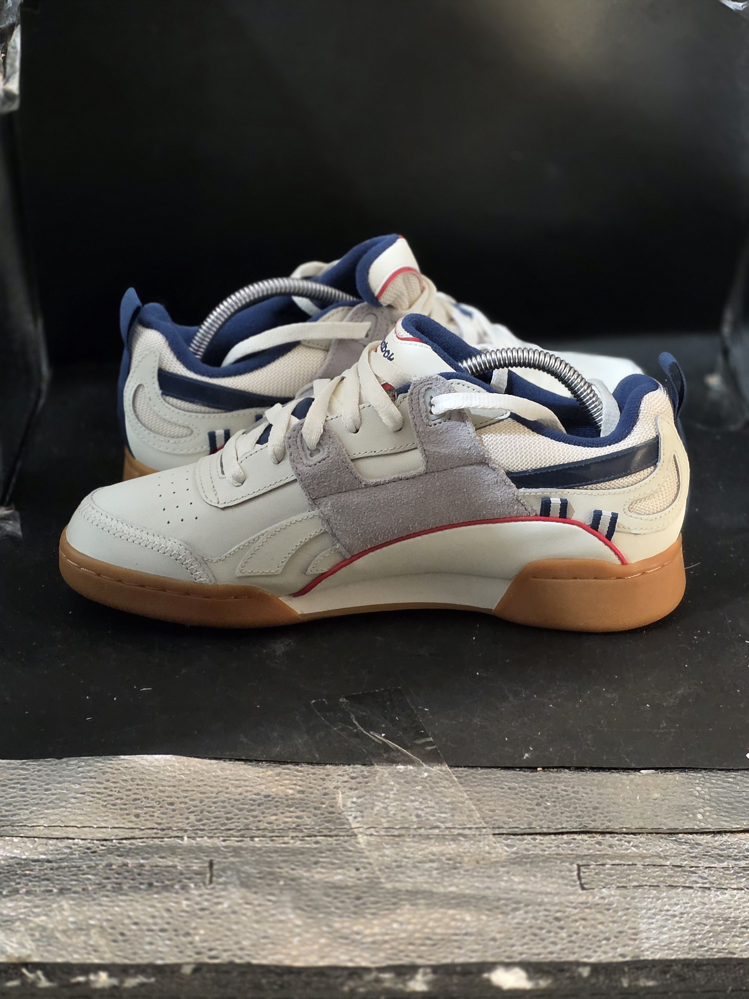 Reebok Reebok Workout Plus ATI 3.0 Chalk Vector Navy Red Gum Size US 9.5 / EU 42-43 - 4 Thumbnail
