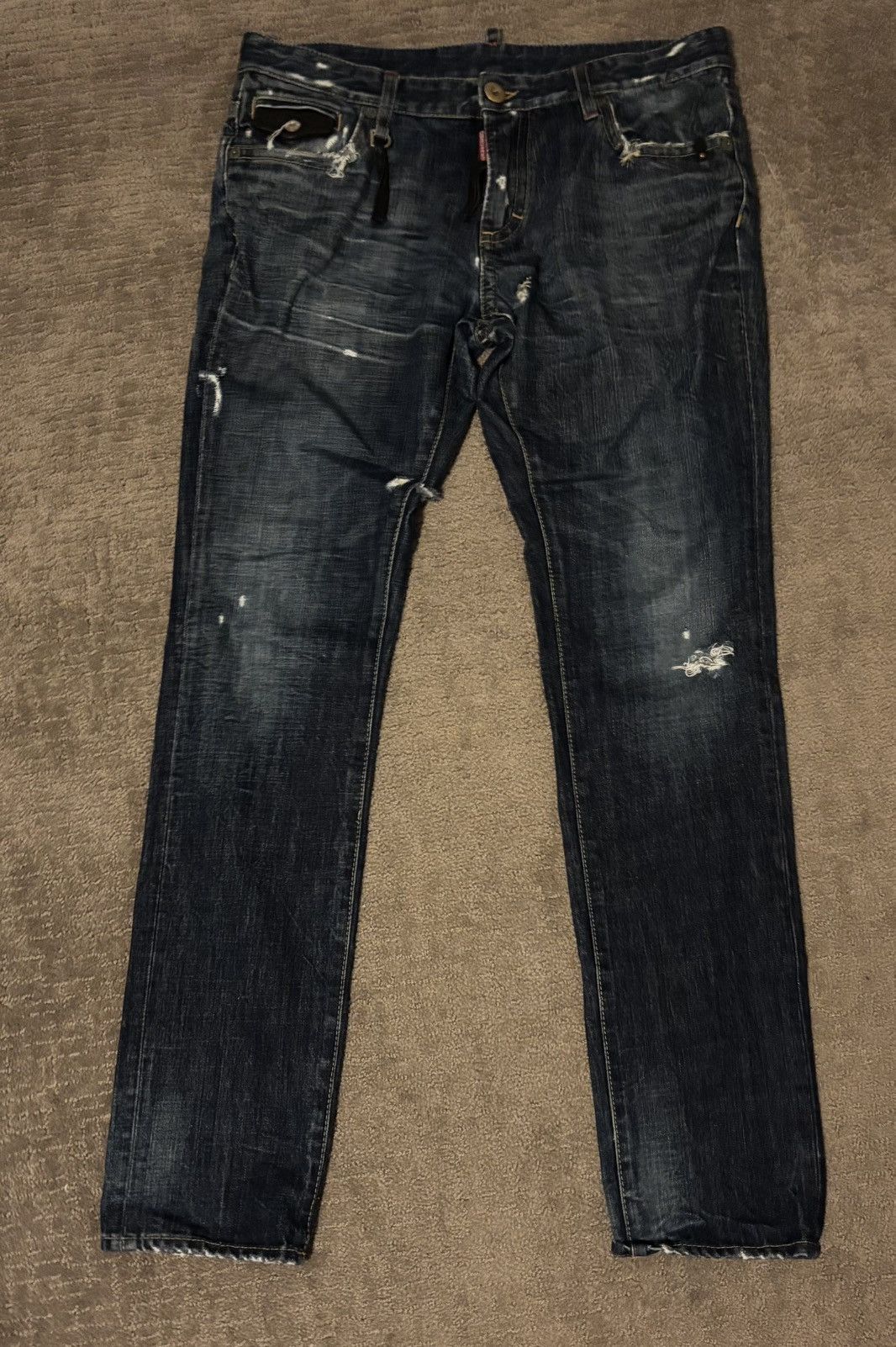 Dsquared2 dsquared2 distressed denim jeans Size US 36 / EU 52 - 1 Thumbnail