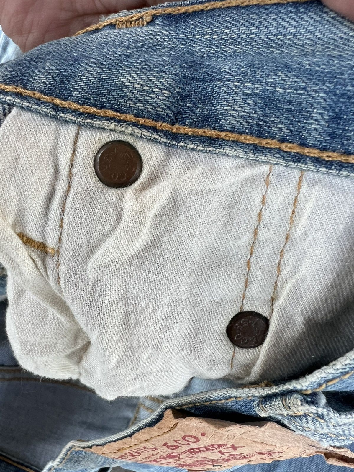 Japanese Brand × Levi's × Levi's Vintage Clothing 💥Rare💥Vintage Levis 501 Distress Jeans Size US 31 - 21 Thumbnail