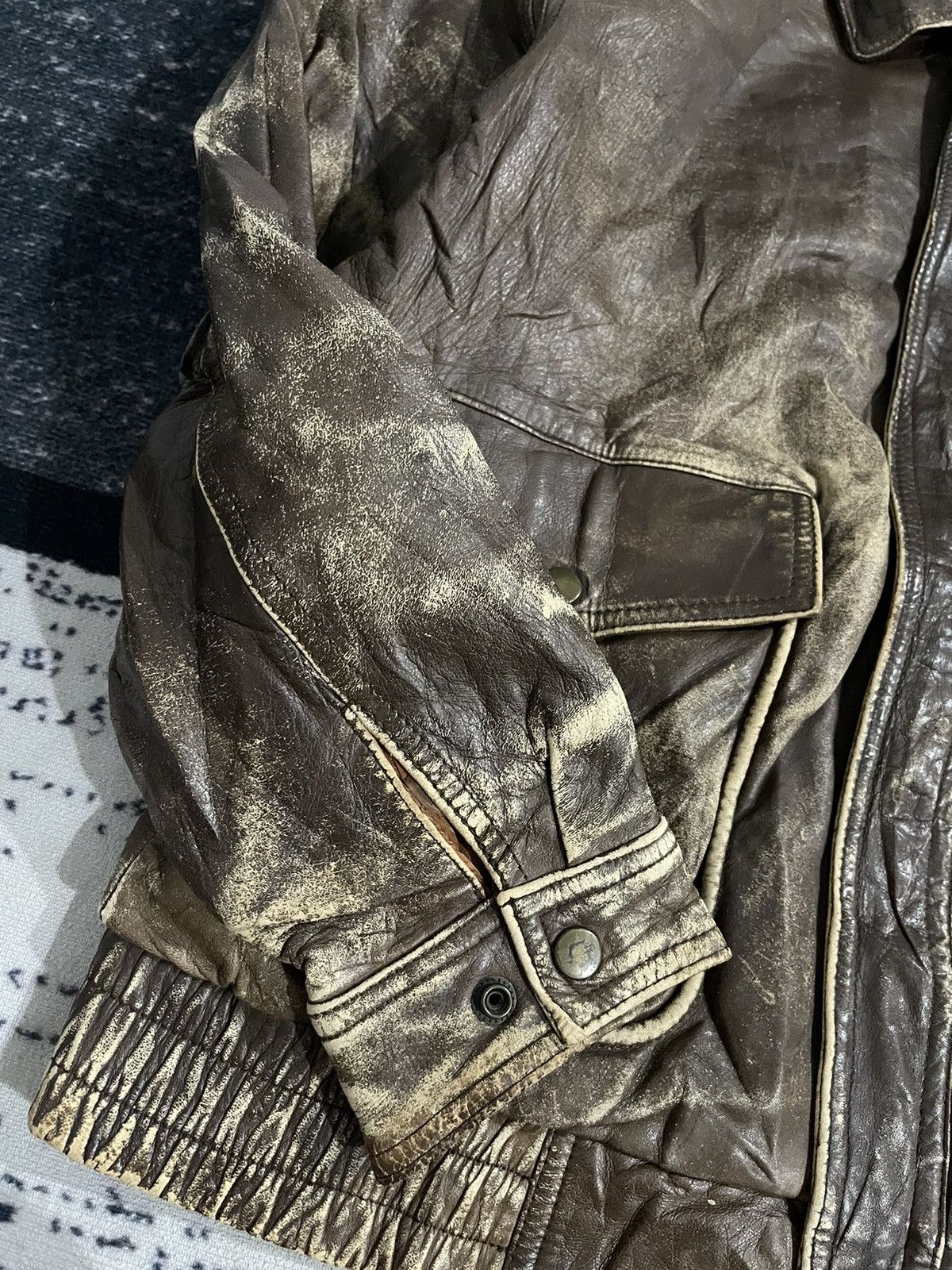 Vintage Vintage Val’dor C.M Company Sheep Leather Jacket Size US L / EU 52-54 / 3 - 9 Thumbnail