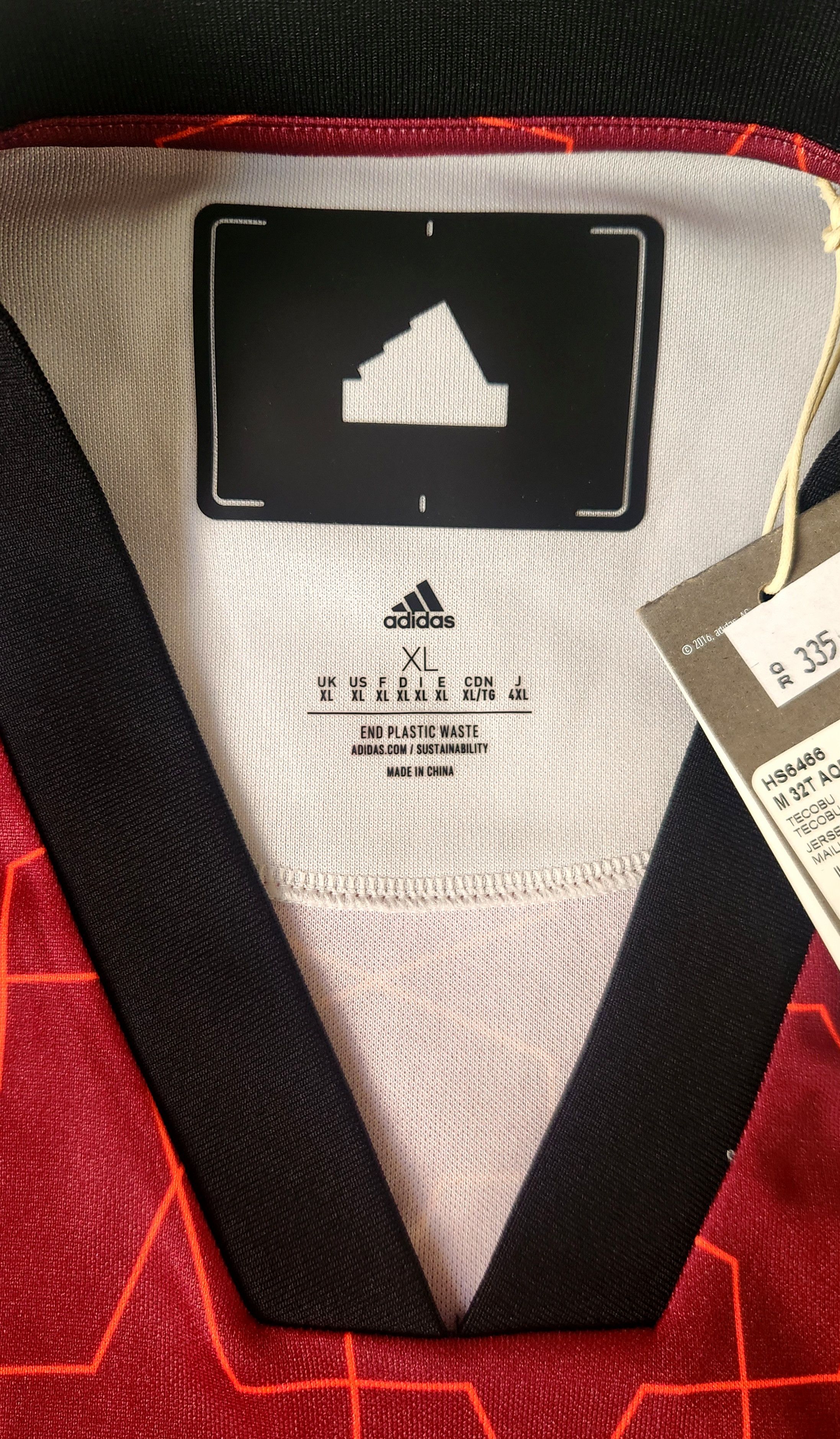 Adidas adidas Qatar Soccer Exclusive Limited World Cup Jersey Size US XL / EU 56 / 4 - 7 Thumbnail