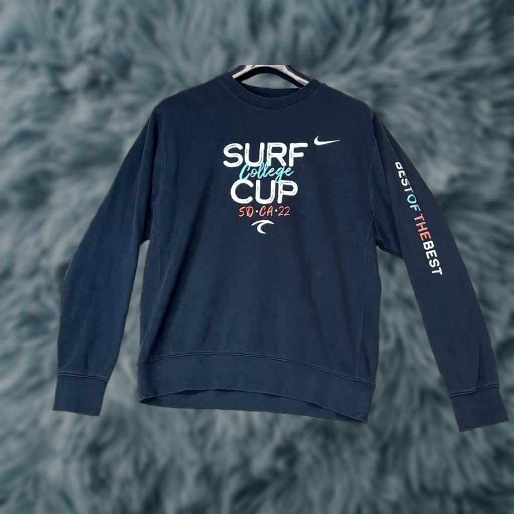 Nike Nike Crewneck Sweatshirt Surf College Cup Pullover Women Size M Black Size M / US 6-8 / IT 42-44 - 1 Thumbnail