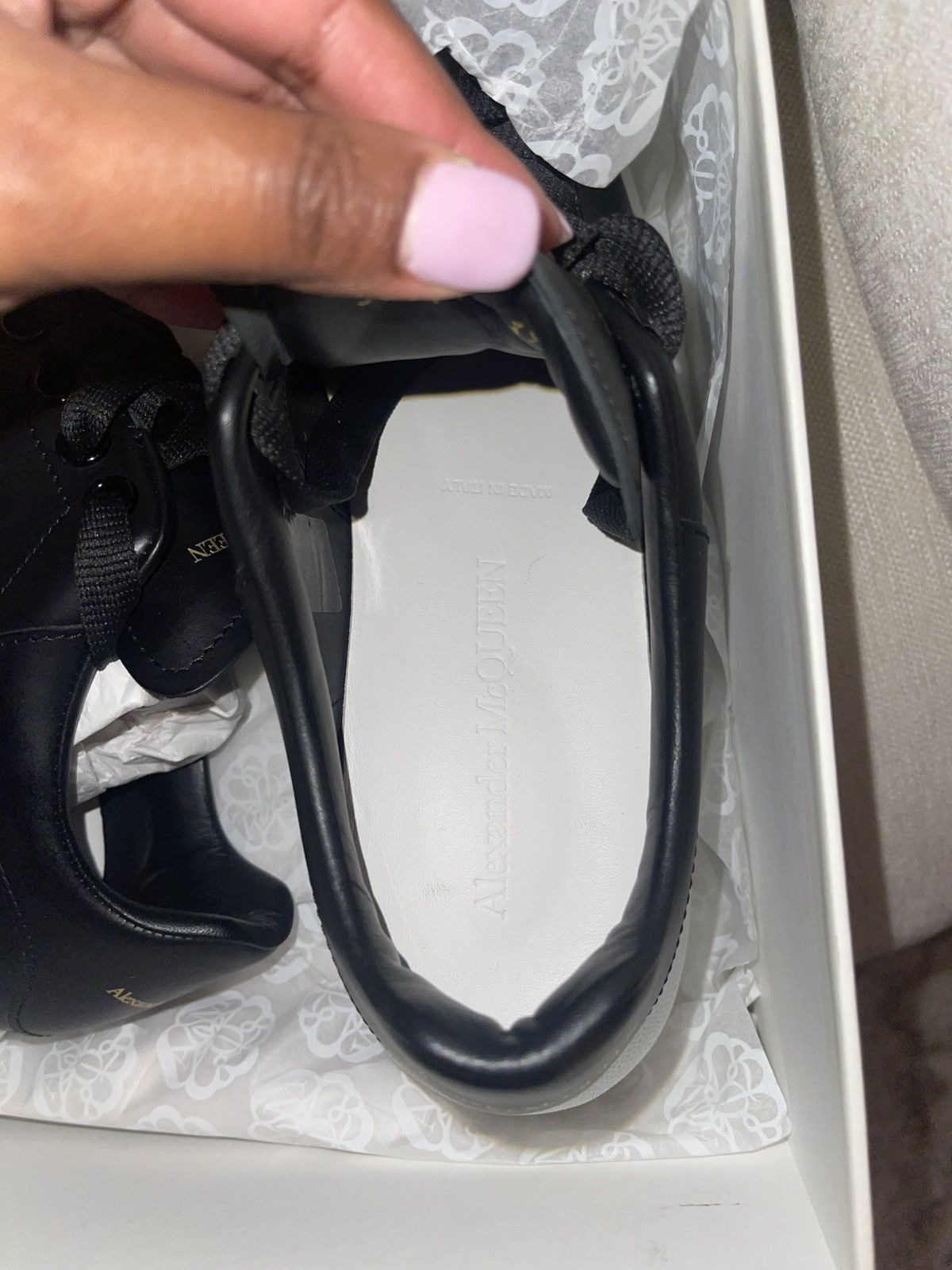 Alexander McQueen Black Alexander McQueen Sneakers Size US 9 / IT 39 - 10 Thumbnail