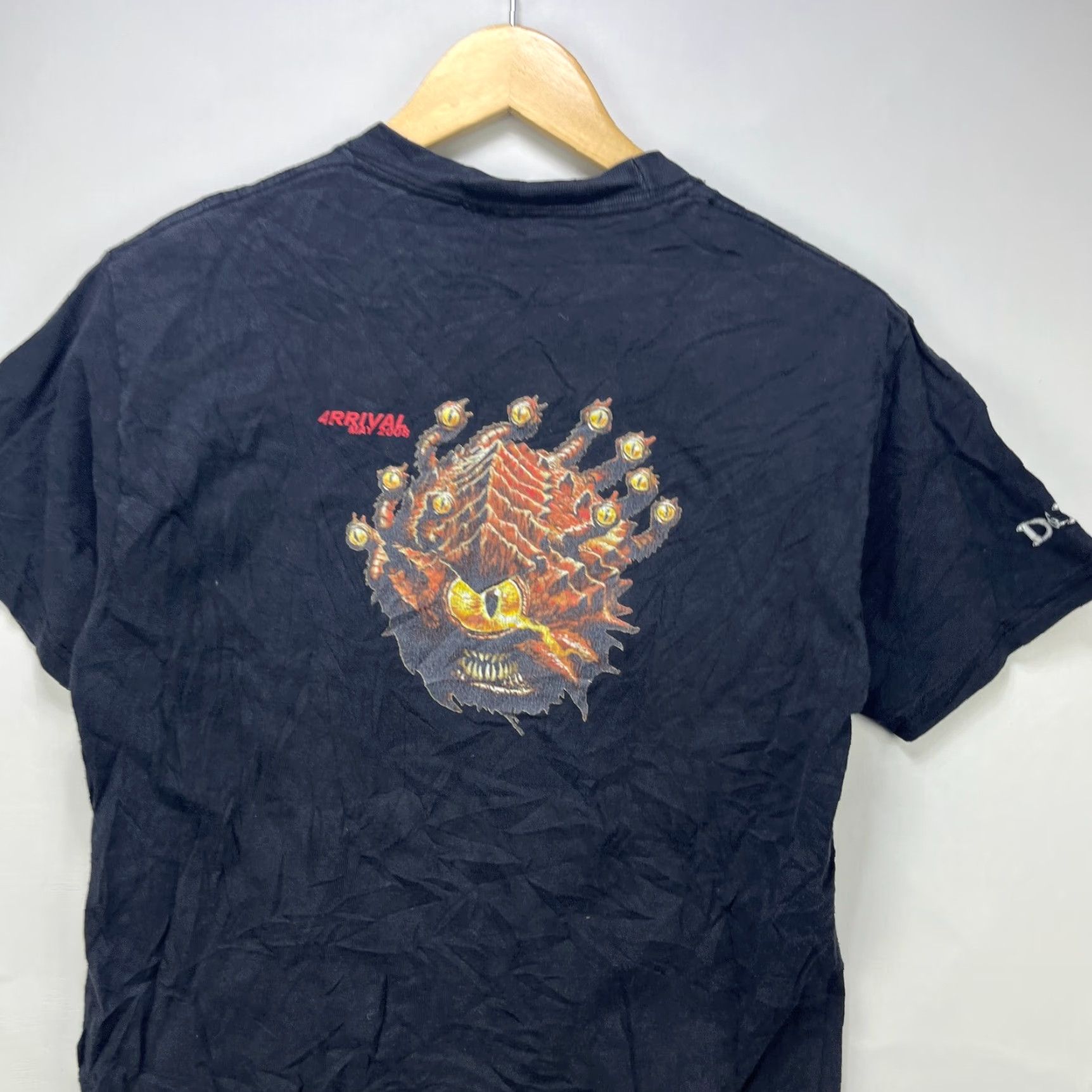 Vintage VINTAGE Beholder Shirt Dungeons & Dragons May 2008 - Small - Black - Mens - T-Shirt Size US S / EU 44-46 / 1 - 4 Thumbnail