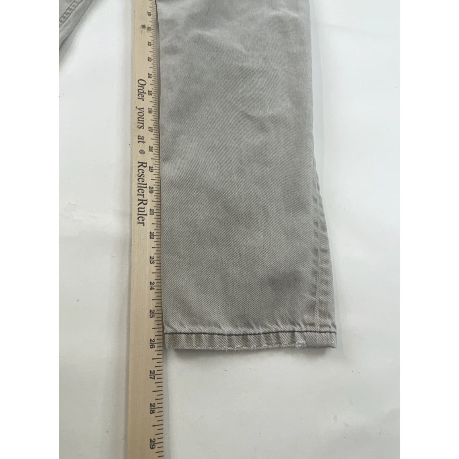 Levi's VINTAGE Levi’s 508 Jeans Men 31x30 Light Grey Distressed Jeans Distressed 508 Straight City Y2K Dad Mens Size US 31 - 7 Thumbnail