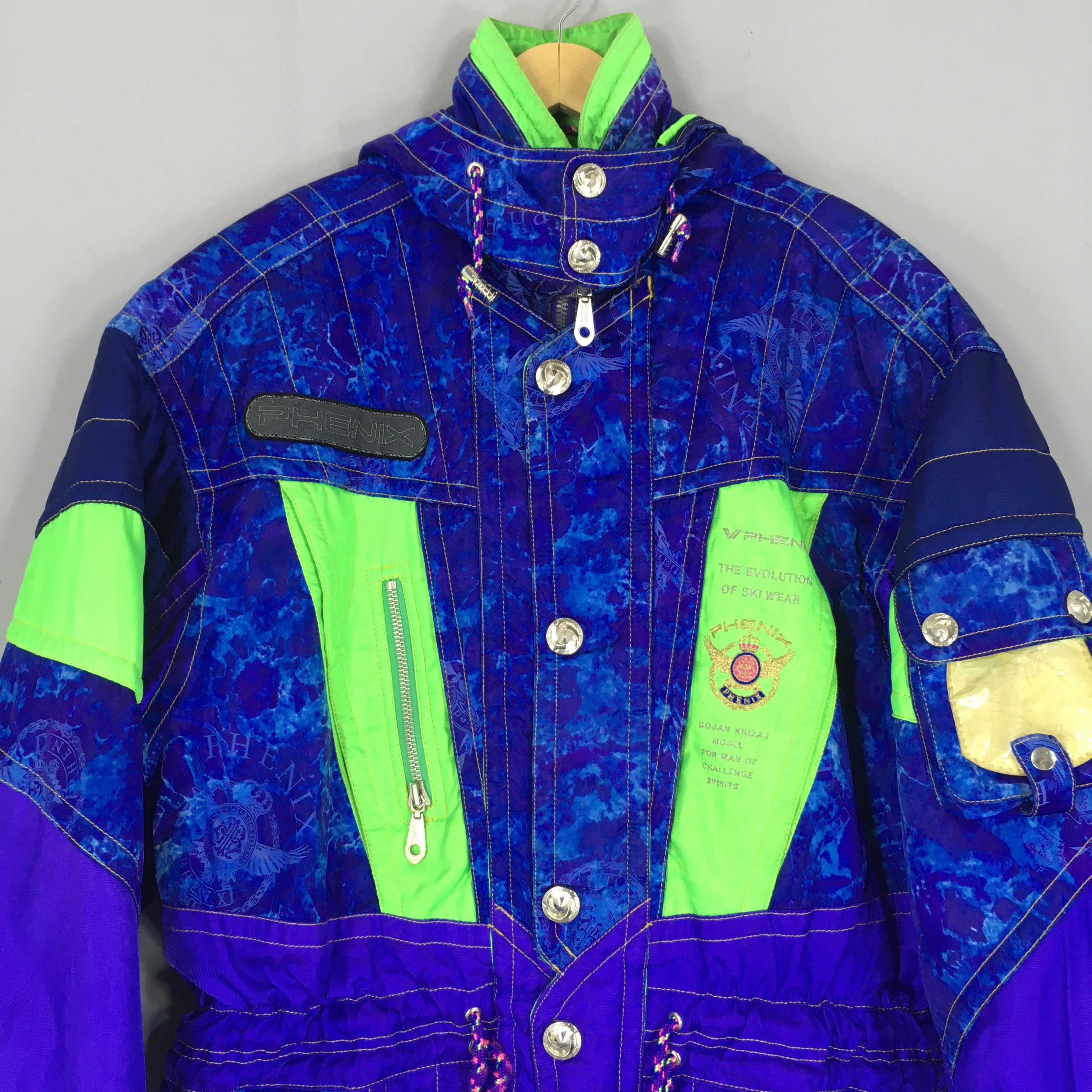 Goldwin × Vintage Vintage Phenix Japan Ski Wear Bomber Jacket Large Size US L / EU 52-54 / 3 - 2 Thumbnail
