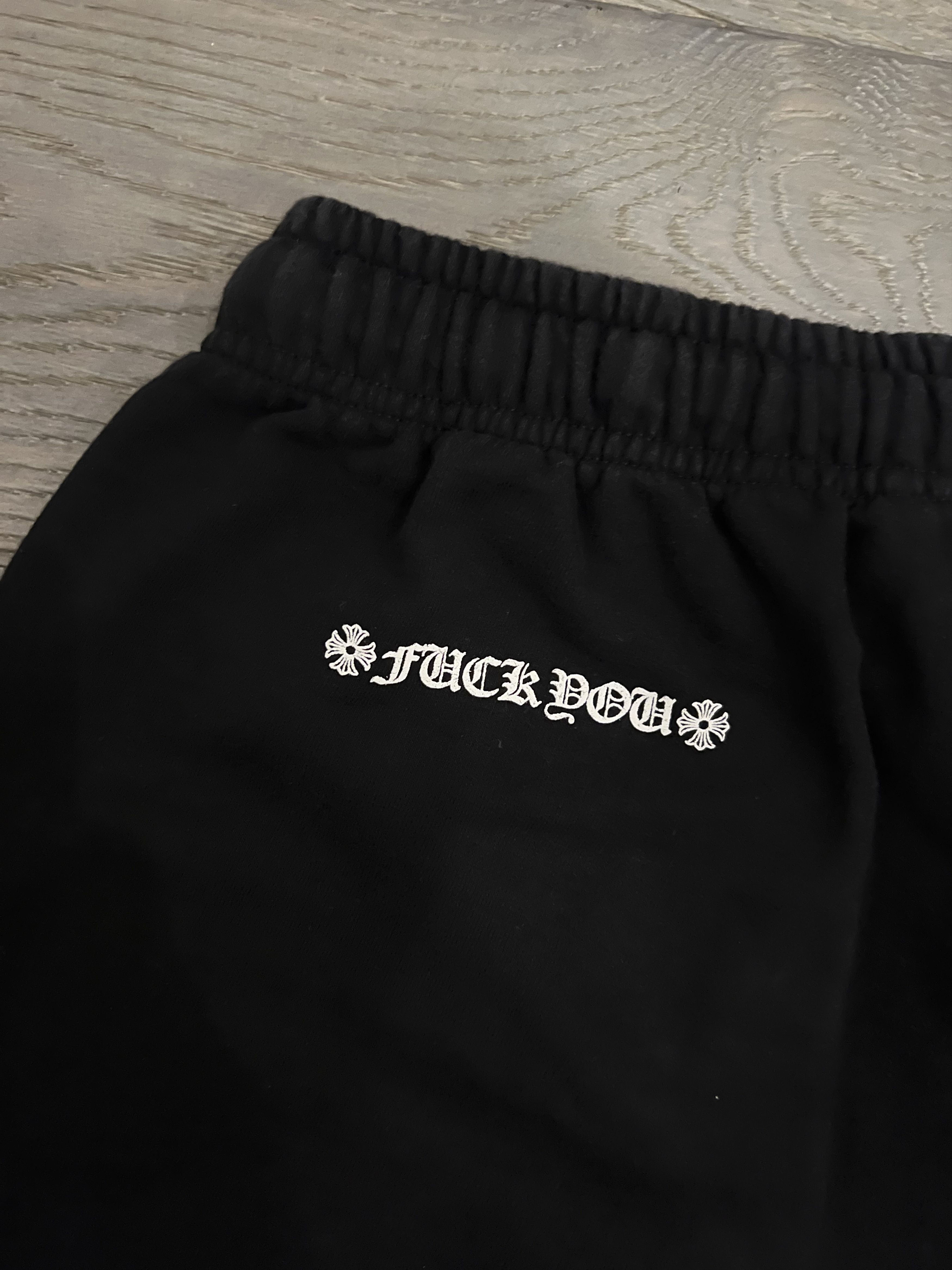 Chrome Hearts Chrome Hearts Logo Sweatpants “Fuck You” Size US 34 / EU 50 - 10 Thumbnail