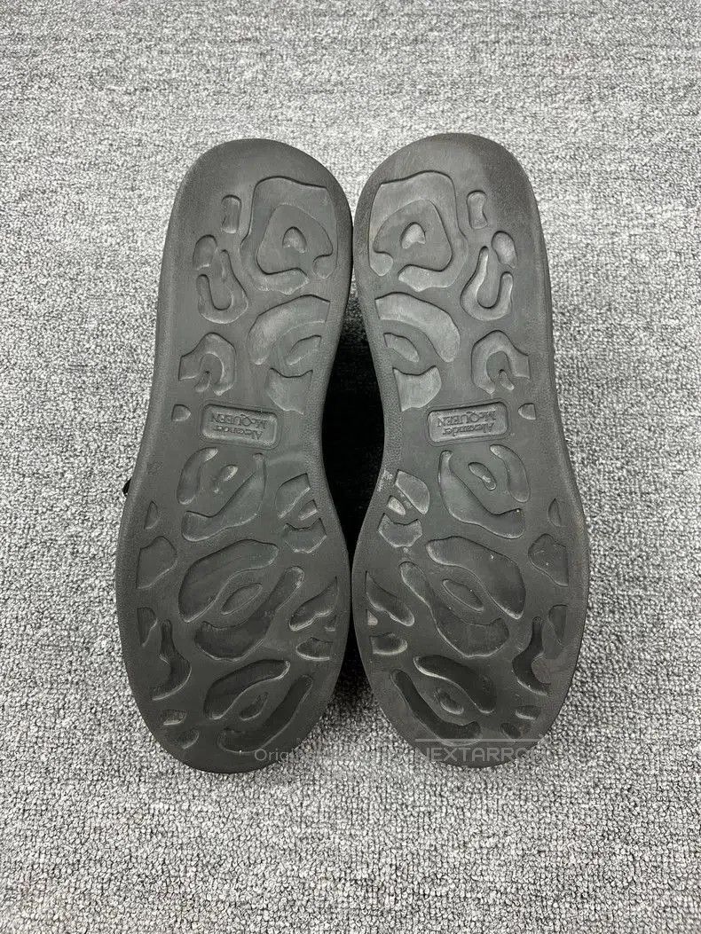Alexander McQueen McQueen Black Leather Casual Sneakers. Size US 10.5 / EU 43-44 - 5 Thumbnail