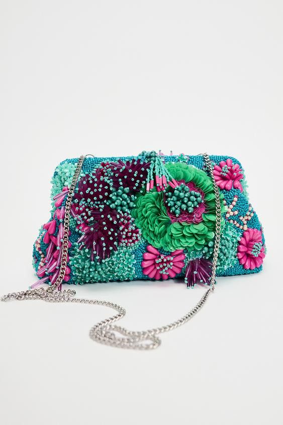 Zara BEADED BAG Size ONE SIZE - 5 Thumbnail