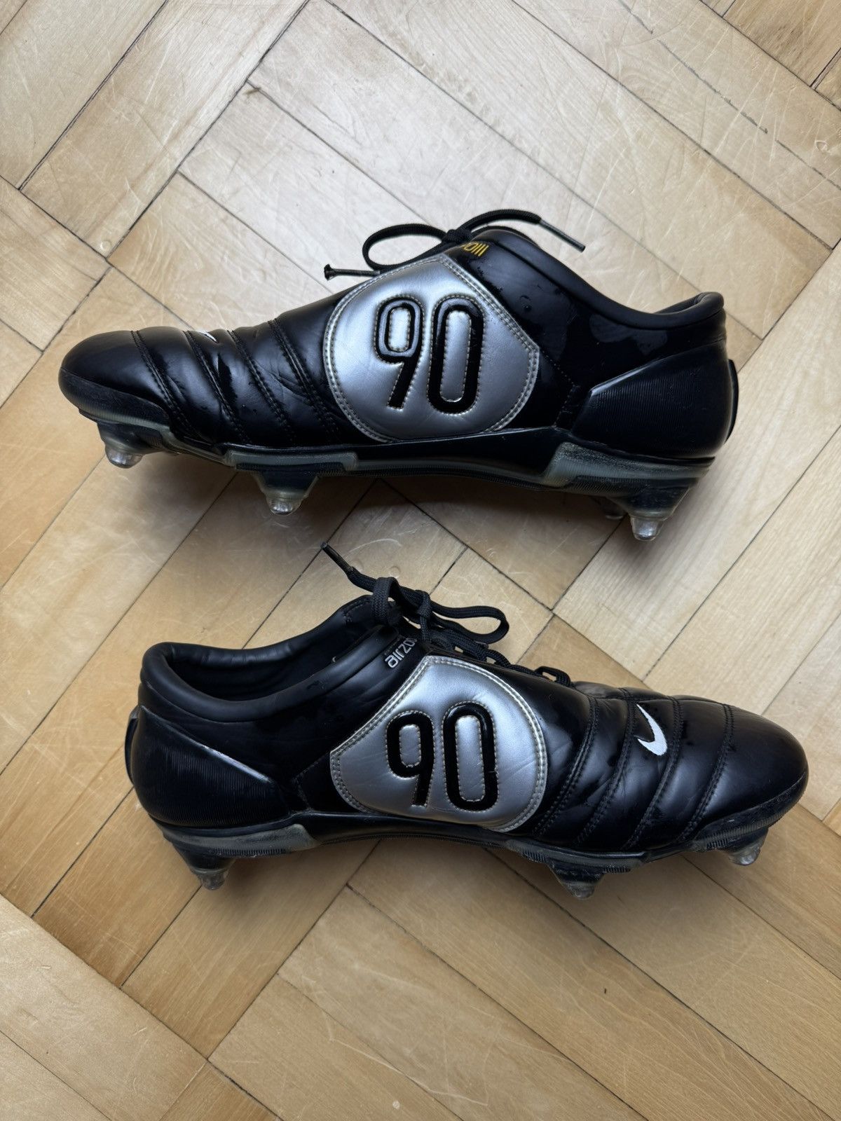 Nike Nike Total 90 Zoom Air SG – Vintage Football Boots / Rare Size US 12 / EU 45 - 5 Thumbnail
