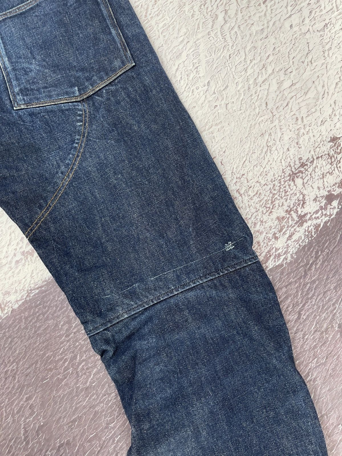 G-Star G-Star Raw double knee indigo blue biker style jeans denim Size US 36 / EU 52 - 15 Thumbnail