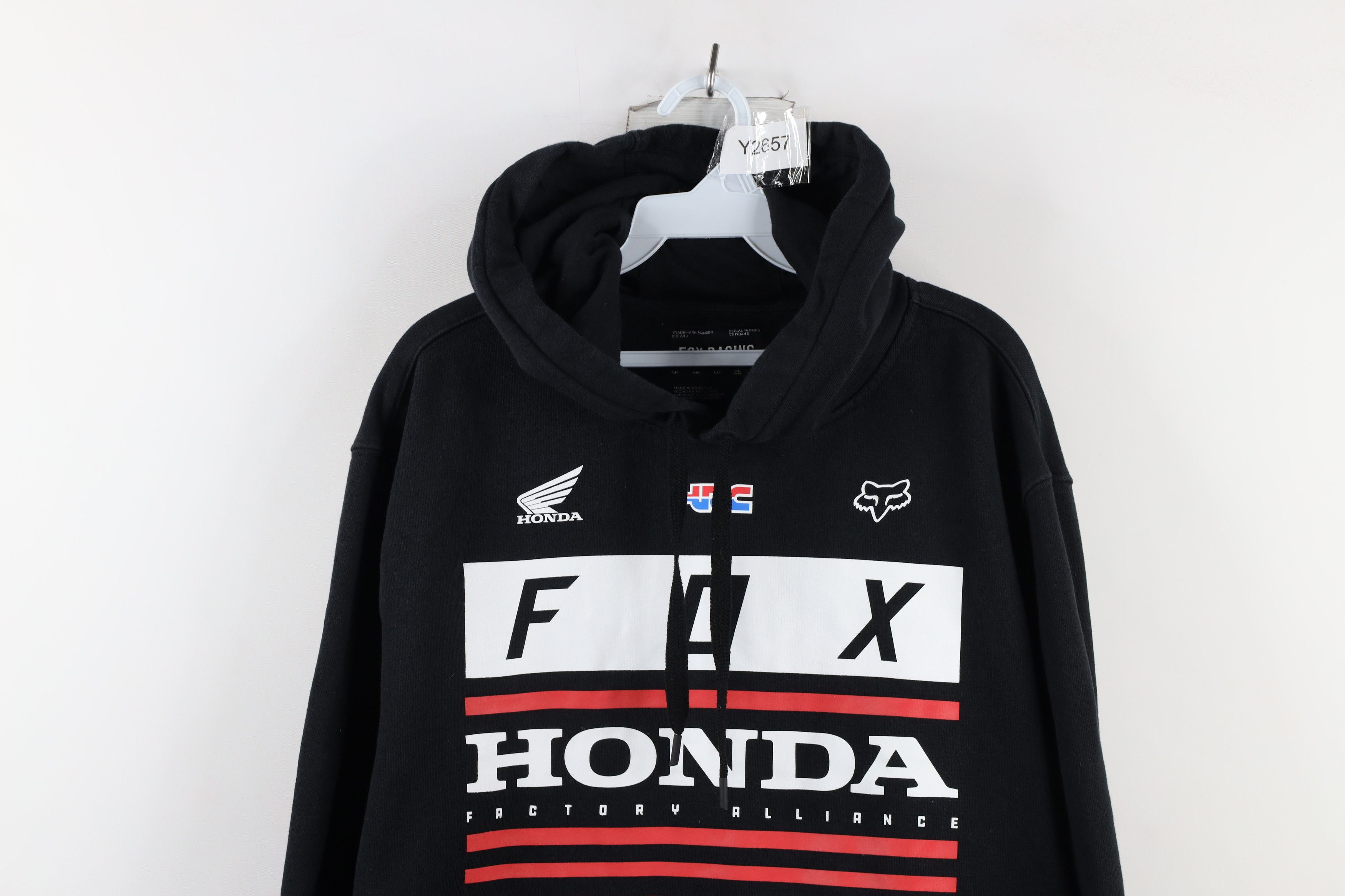 Fox Racing Fox Racing x Honda Factory Alliance Racing Hoodie Sweatshirt Size US XL / EU 56 / 4 - 2 Thumbnail